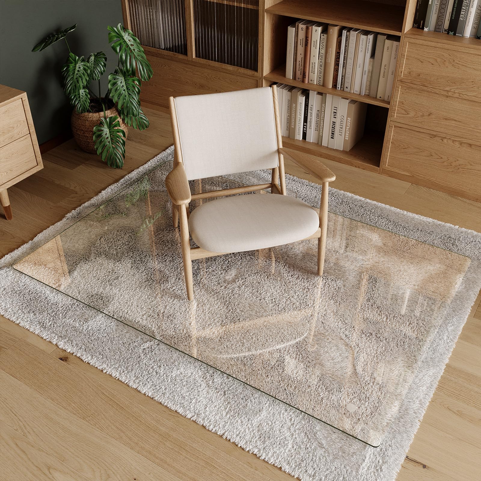 Tempered Glass Chair Mat 40"x60"