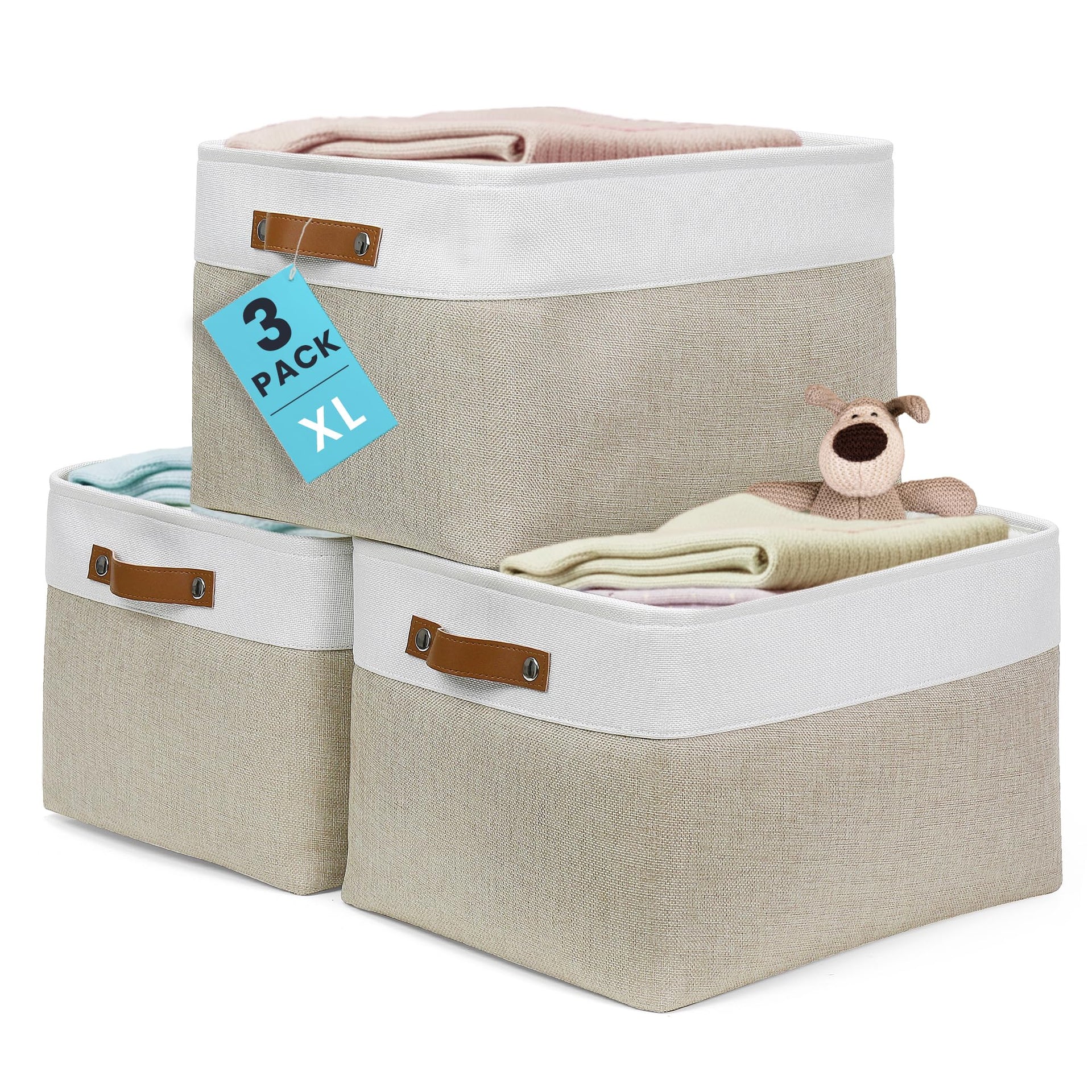 16x12.5in Storage Baskets (3 Count)