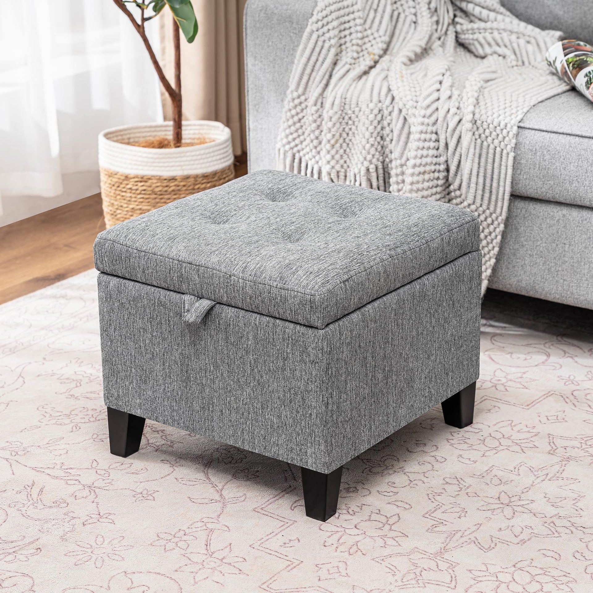 18 Inch Cube Storage Ottoman