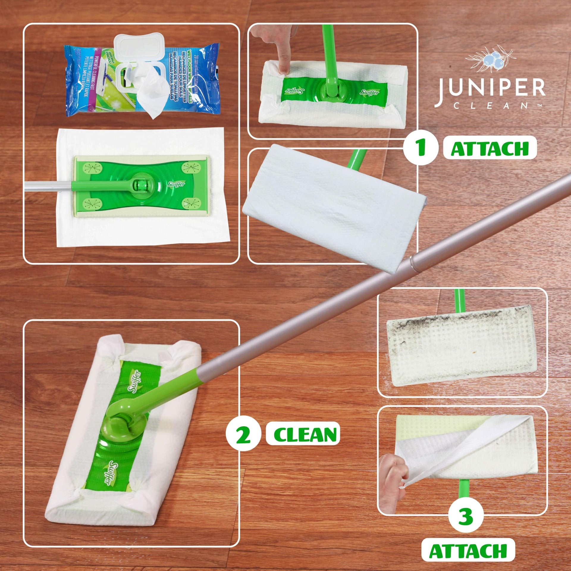 Wet Floor Wipes (20 Count)