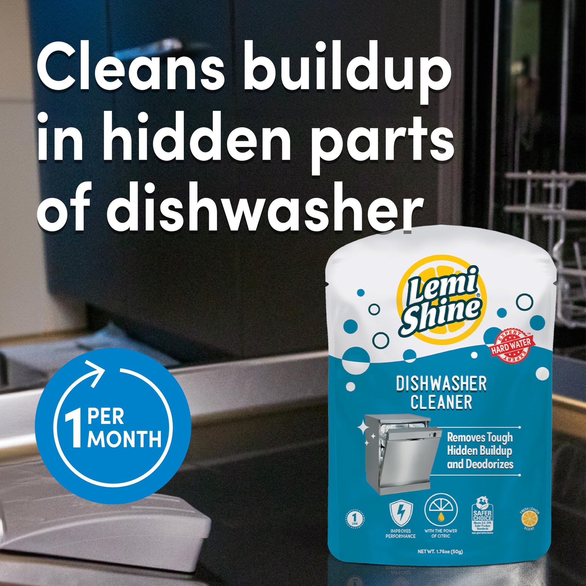 Natural Dishwasher Cleaner and Deodorizer
