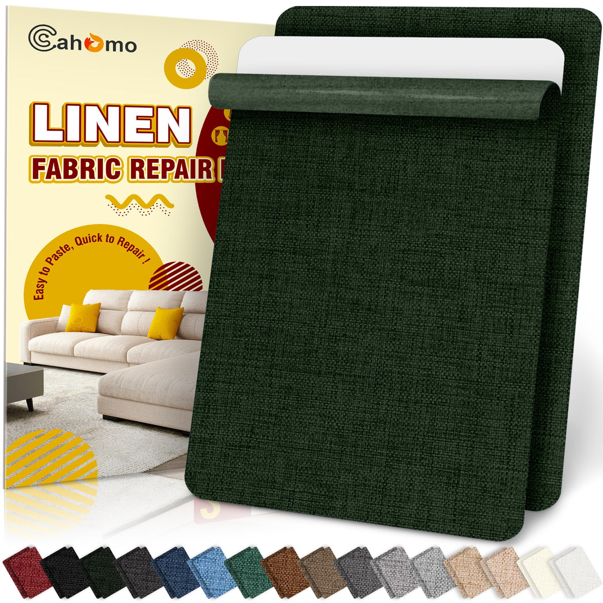 Linen Repair Tape 2Pcs 8x12 inch