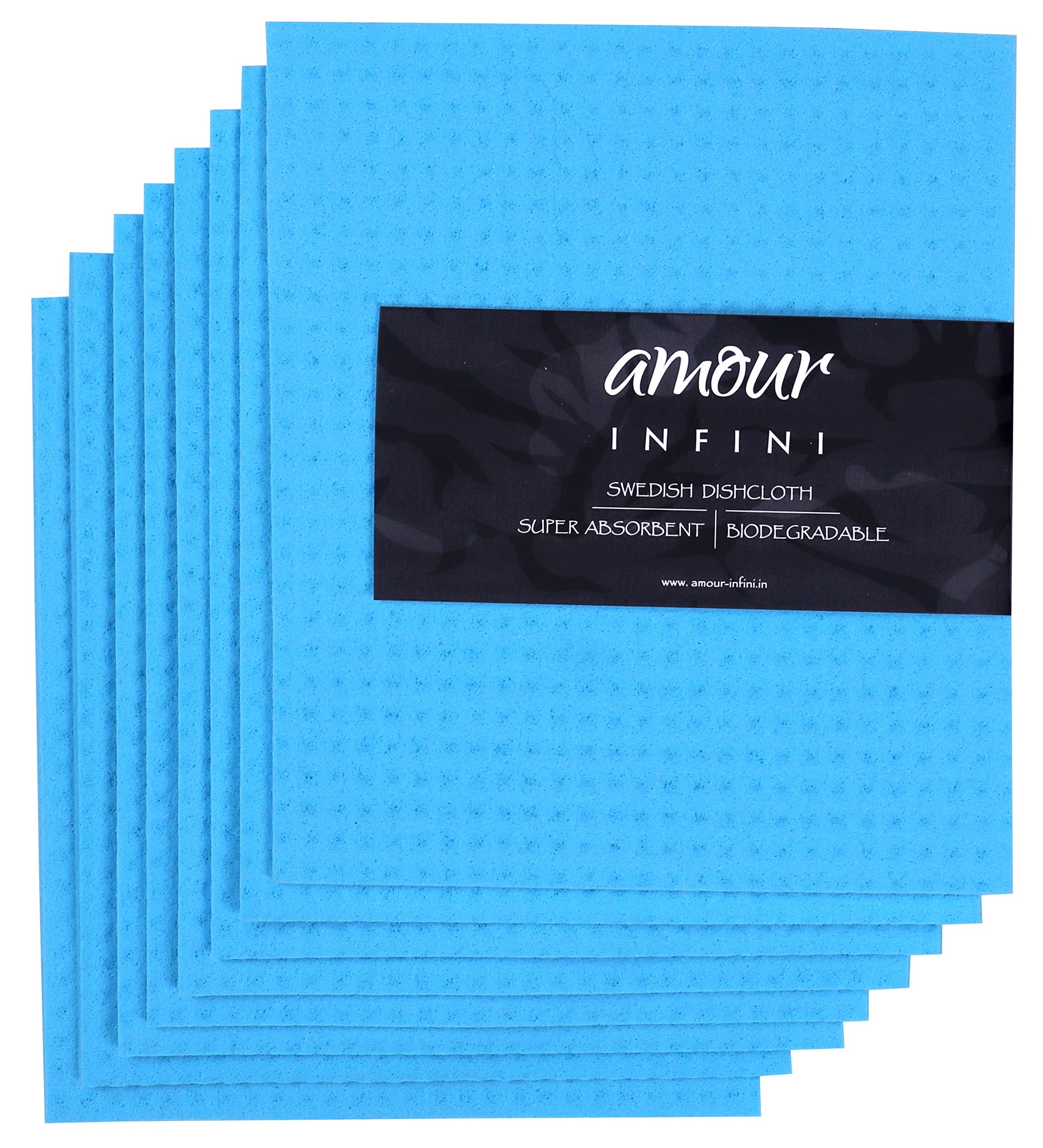 Swedish Dishcloth Cellulose Sponge 8 Pack (8 Count)