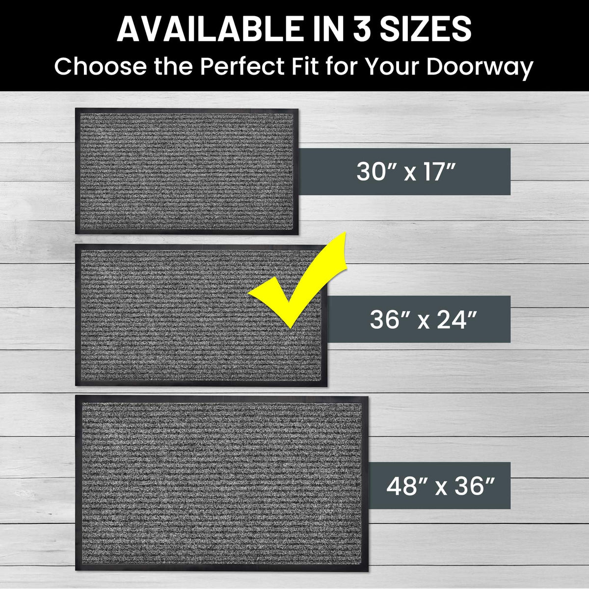 Front Door Mat (2 Count)