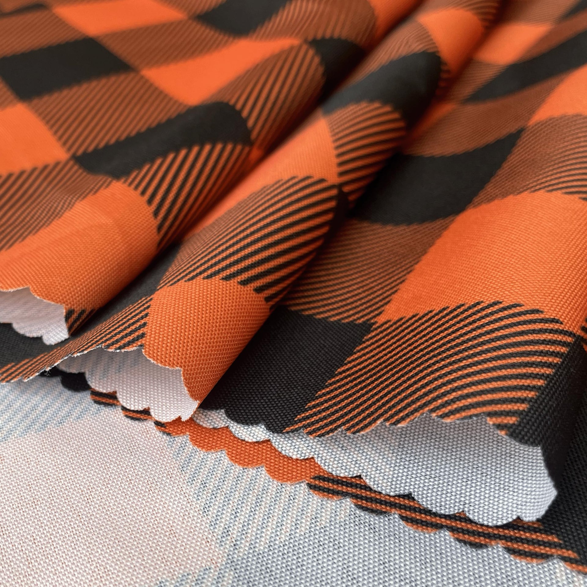 Waterproof Plaid Tablecloth Fabric