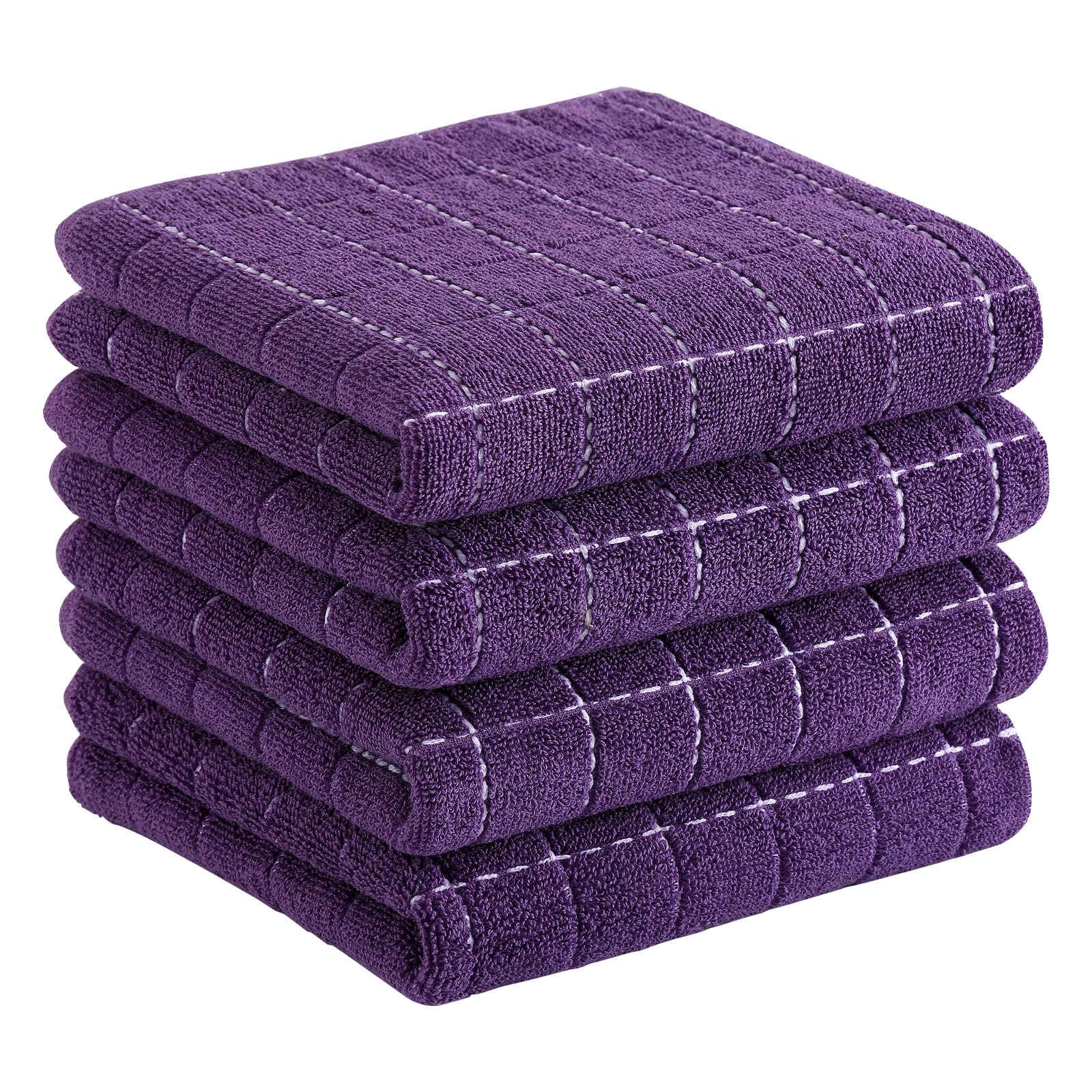 100% Cotton Terry Kitchen Towels (4 Count)