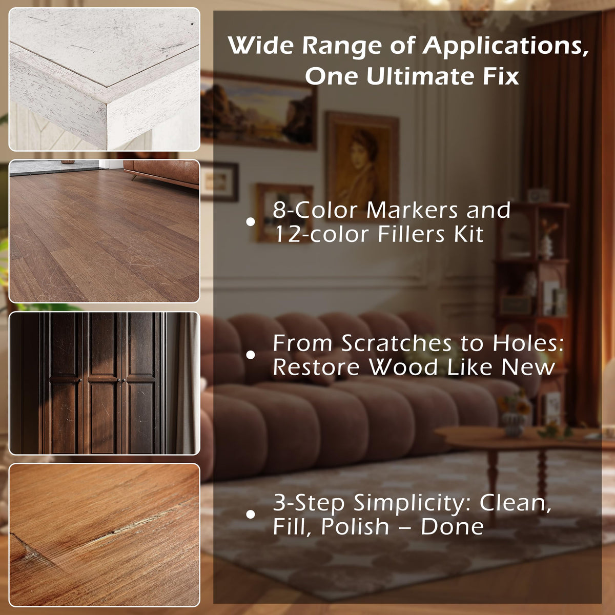 Wood Furniture Repair Kit (24 Count)