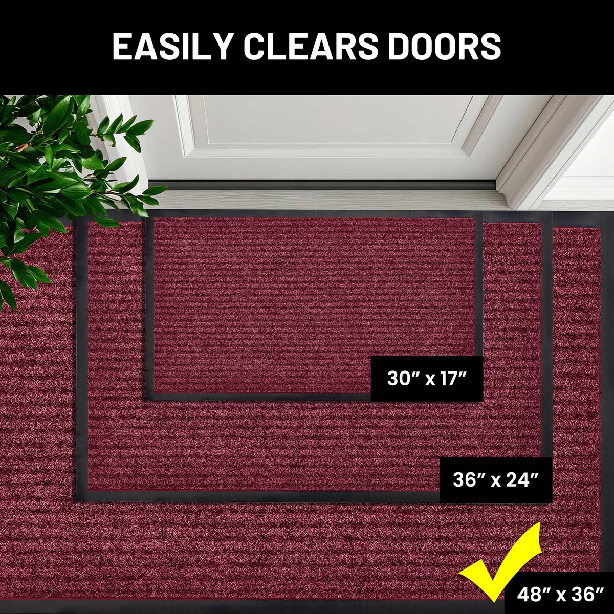 Front Door Mat (2 Count)