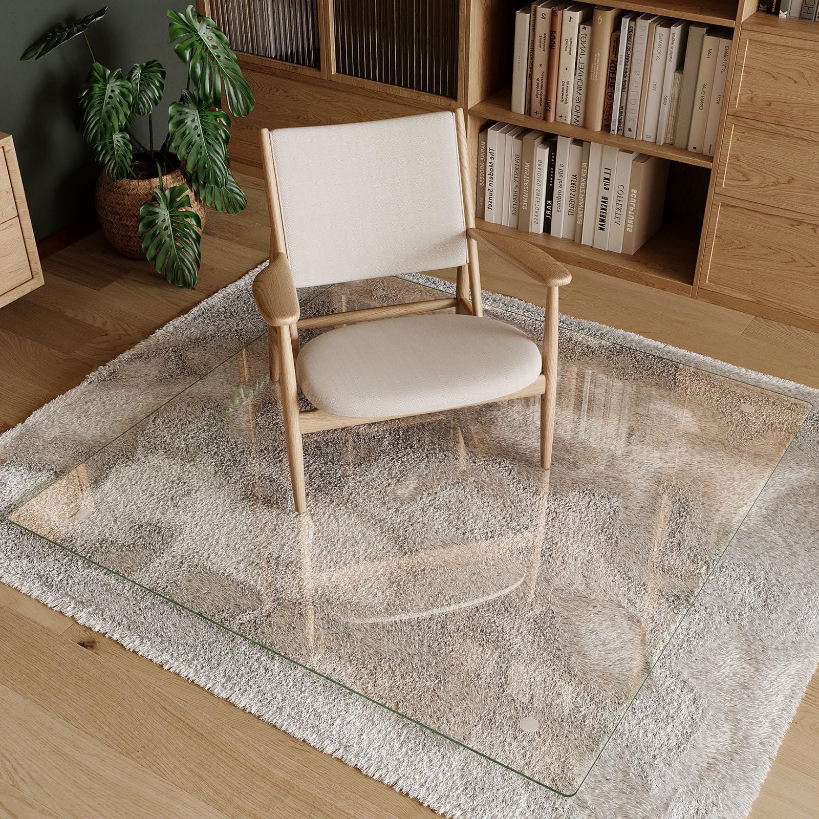 Tempered Glass Chair Mat 48"x48"