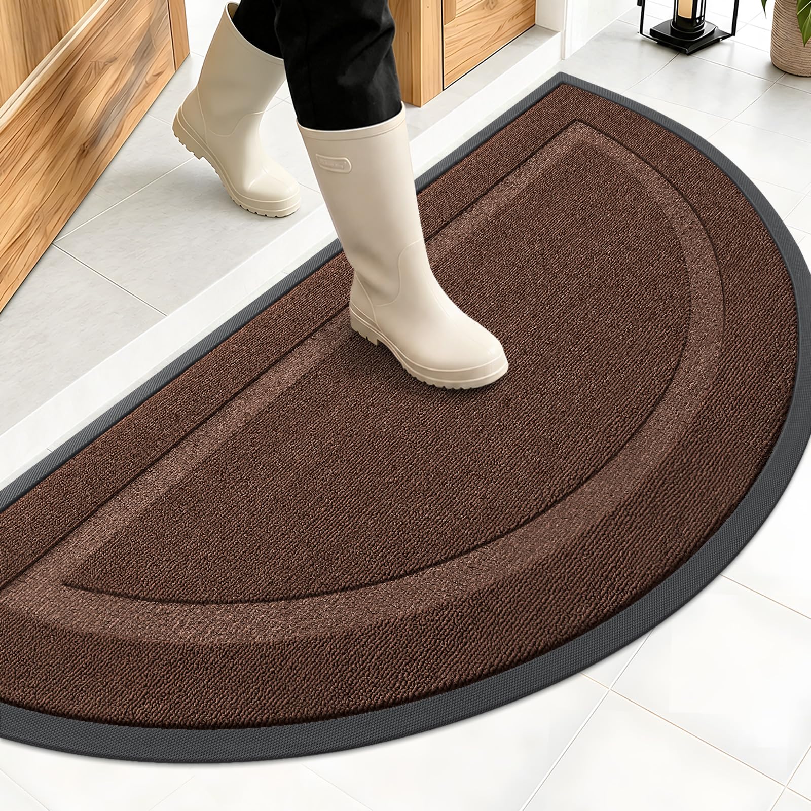 Half Circle Front Door Mat Outside 47x23 All