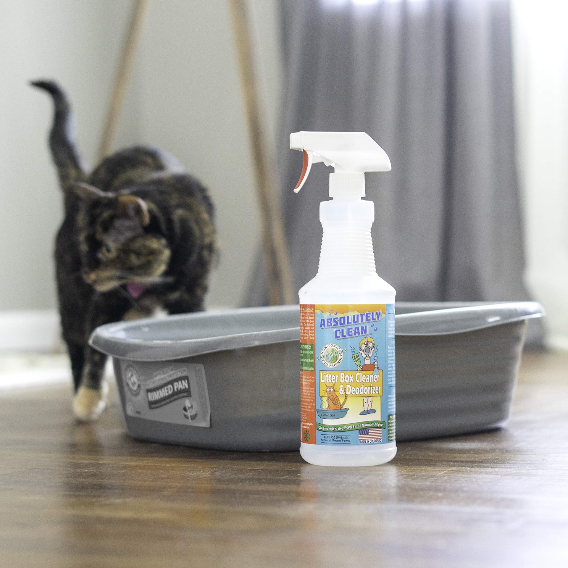 Litter Box Cleaner and Deodorizer (32 Fl Oz)