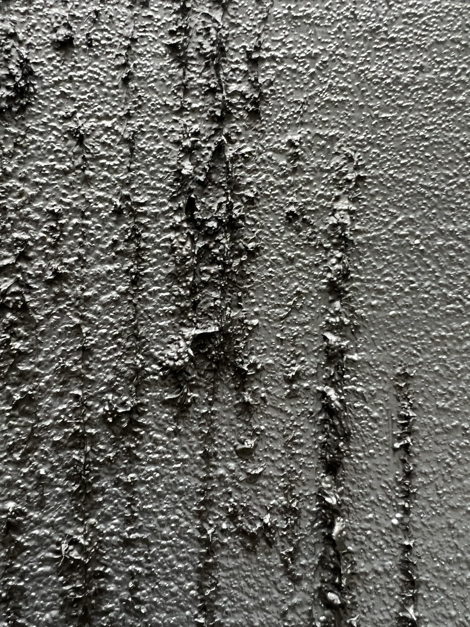 Art Hand Painted Thick Texture Black Minimalist Oil Painting 45x30 Inch Wall Decorative Art