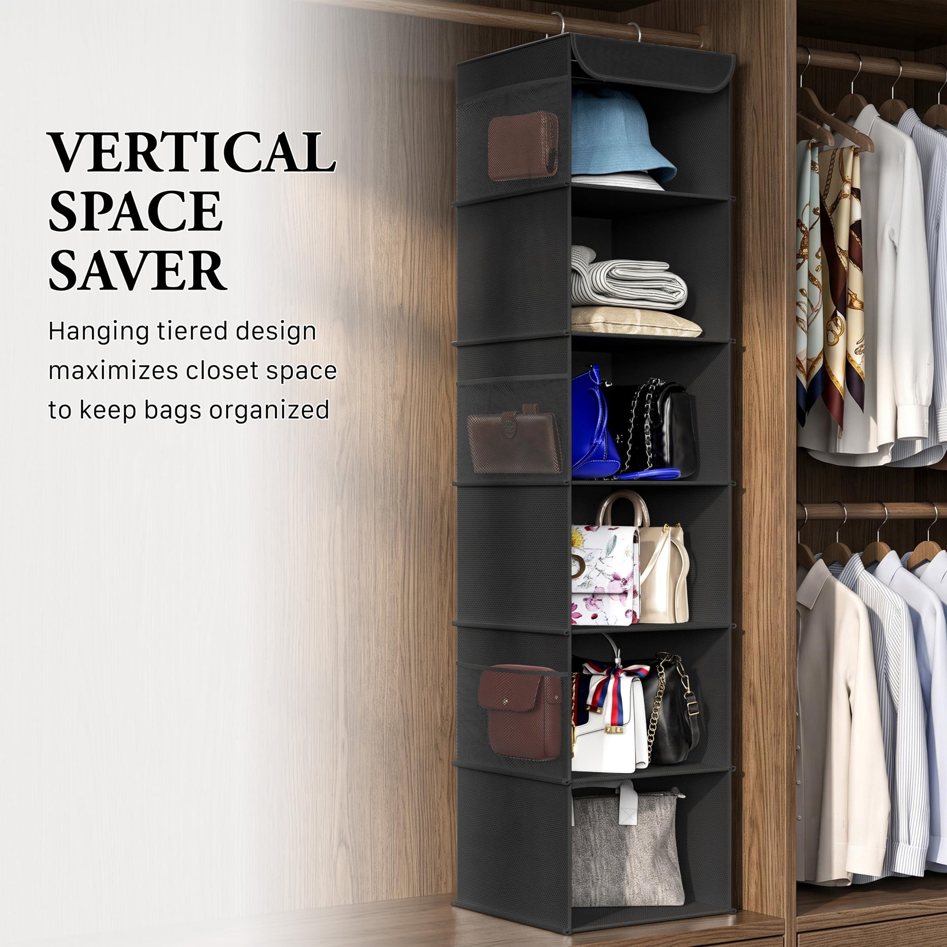 6 Shelf Hanging Closet Organizer (6 Count)