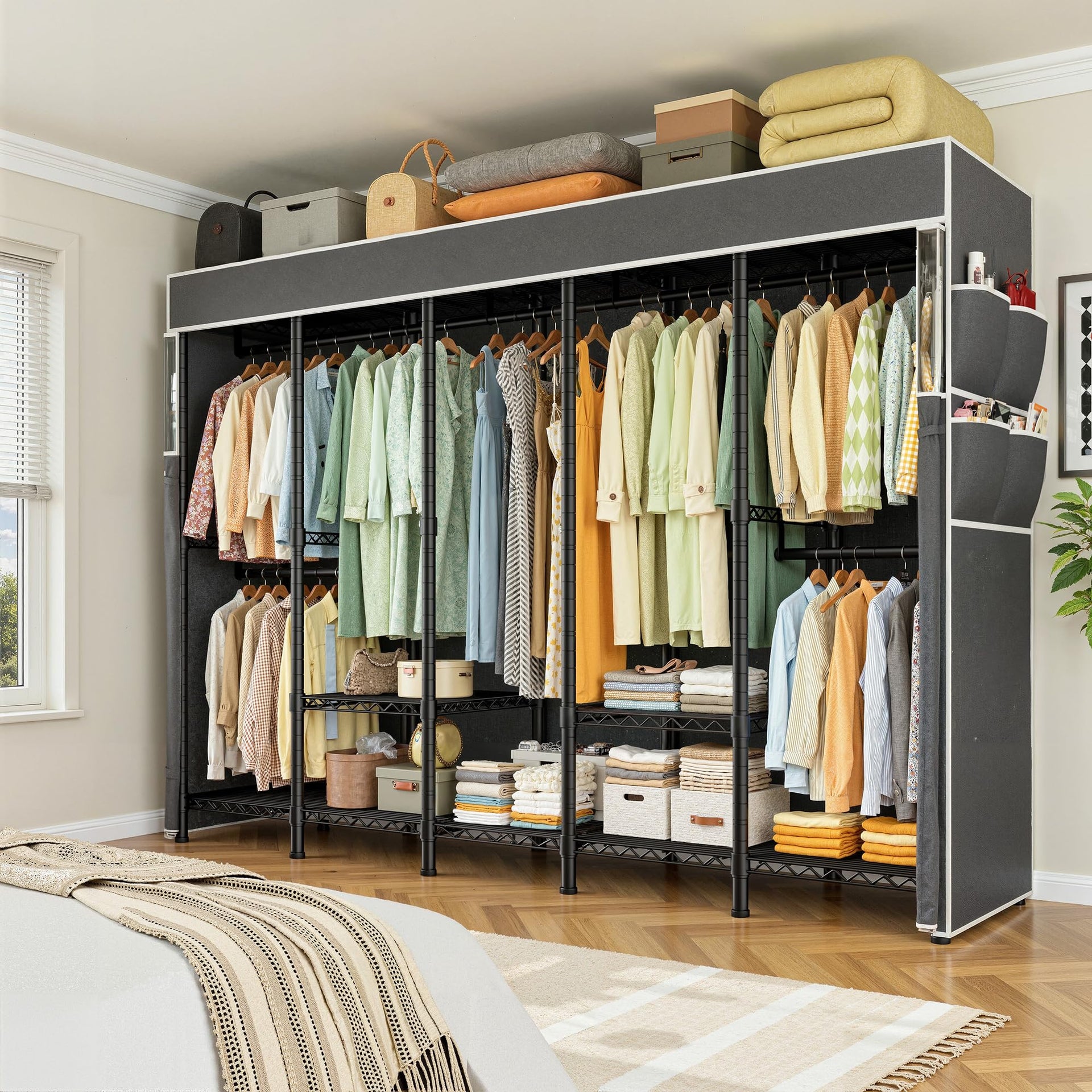 Clothes Rack with Cover