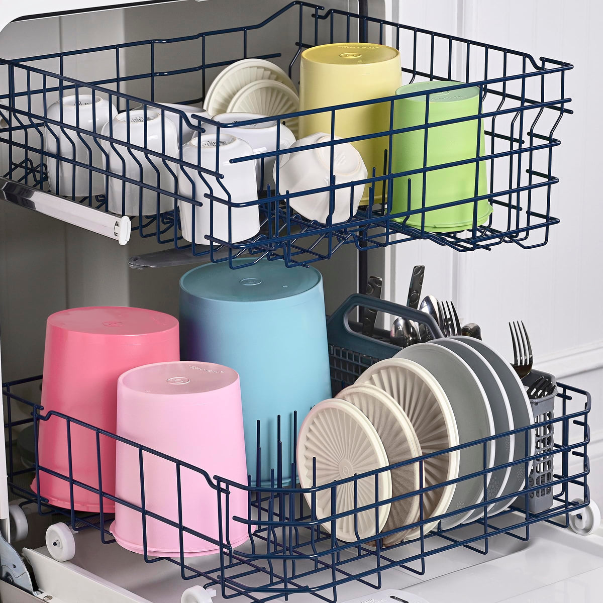 Heritage 10 Piece Pastel Tall Canister Set