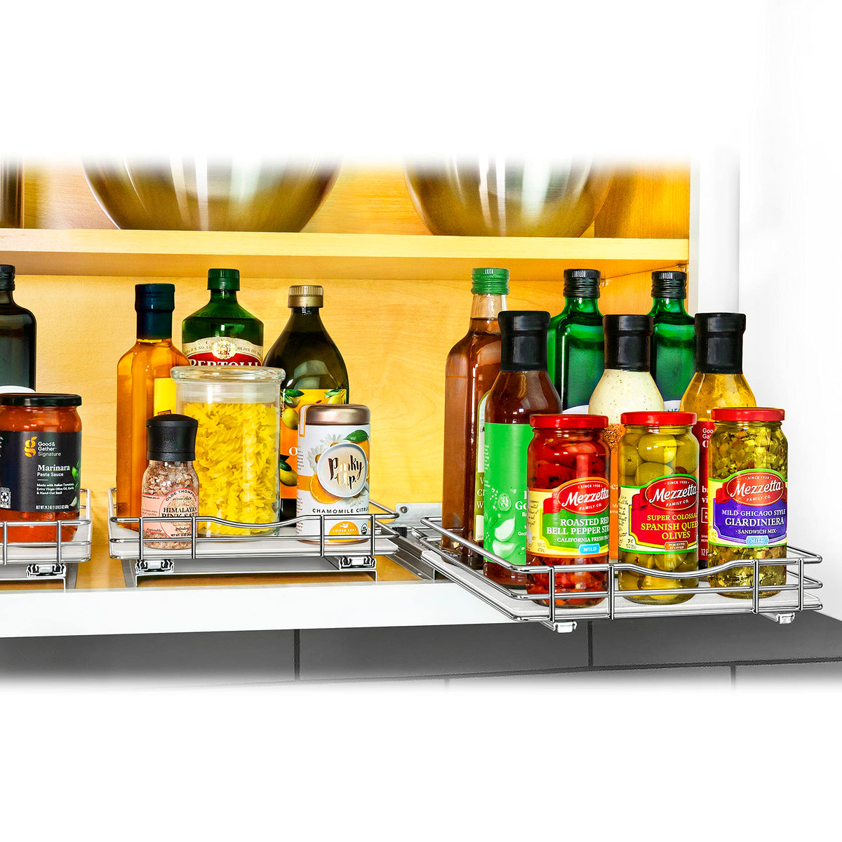 Pull Out Spice Organization for Cabinets