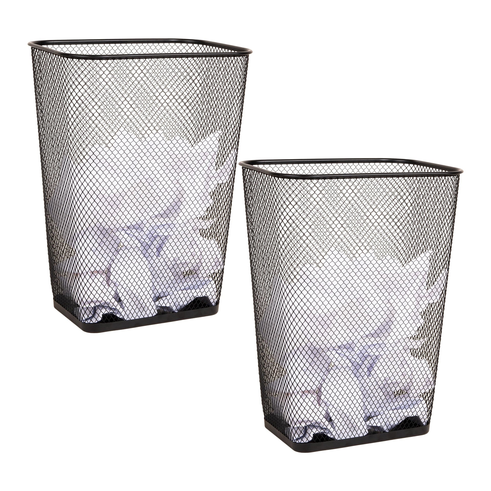 Executive Waste Paper Bins (2 Count)