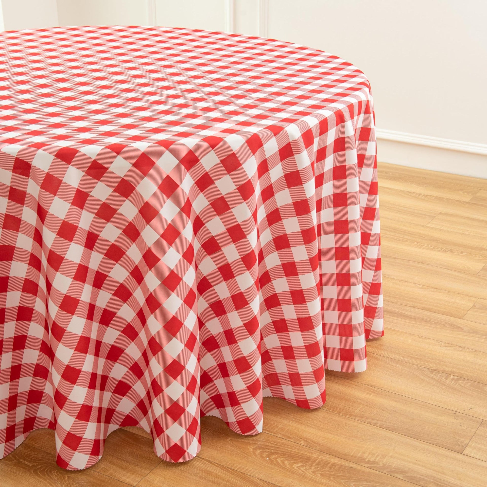 Waterproof Plaid Tablecloth Fabric