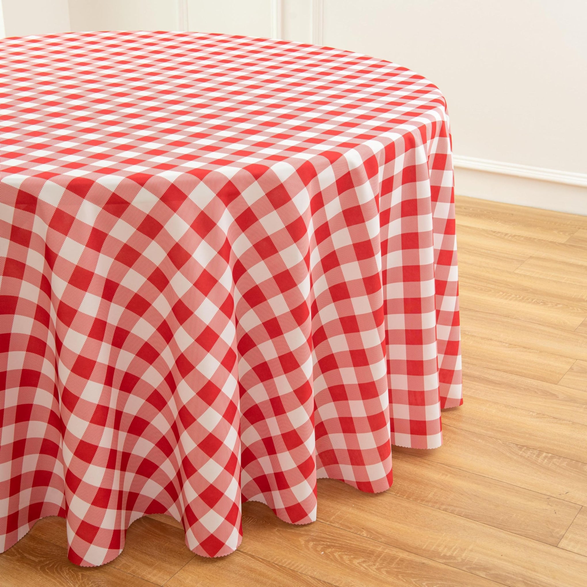 Waterproof Plaid Tablecloth Fabric