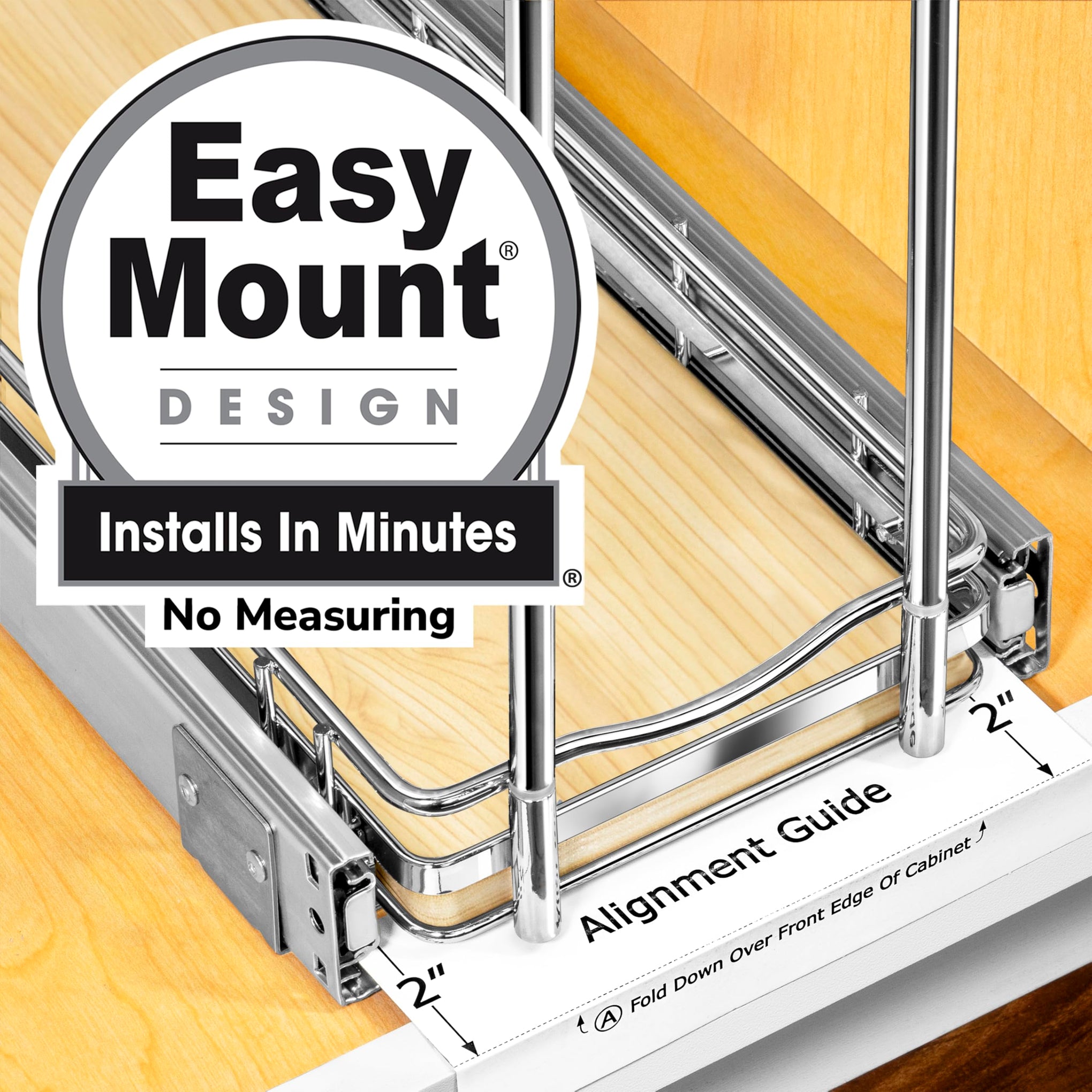 LYNK Élite 3 Tier Spice Rack Organizer Cabinet