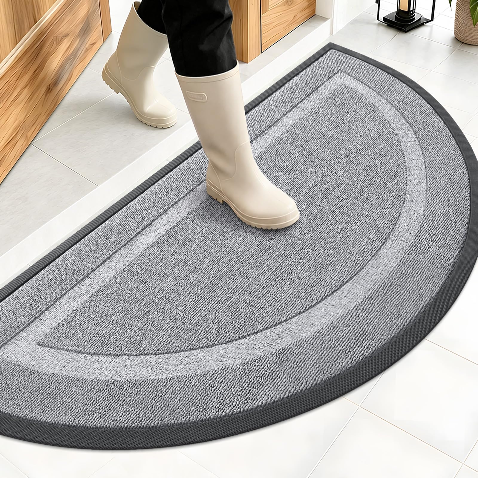 Half Circle Front Door Mat Outside 47x23 All