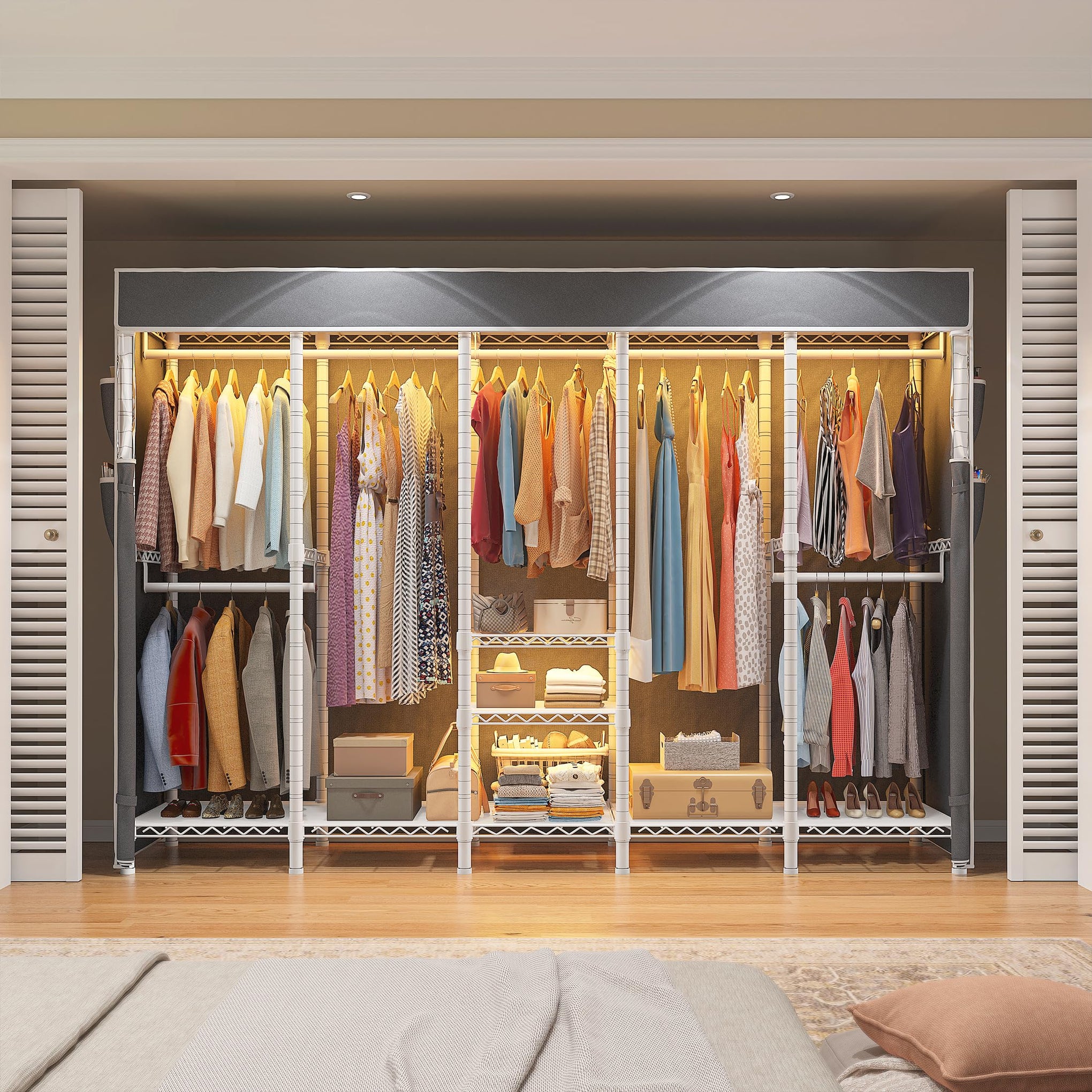 Clothes Rack with Cover