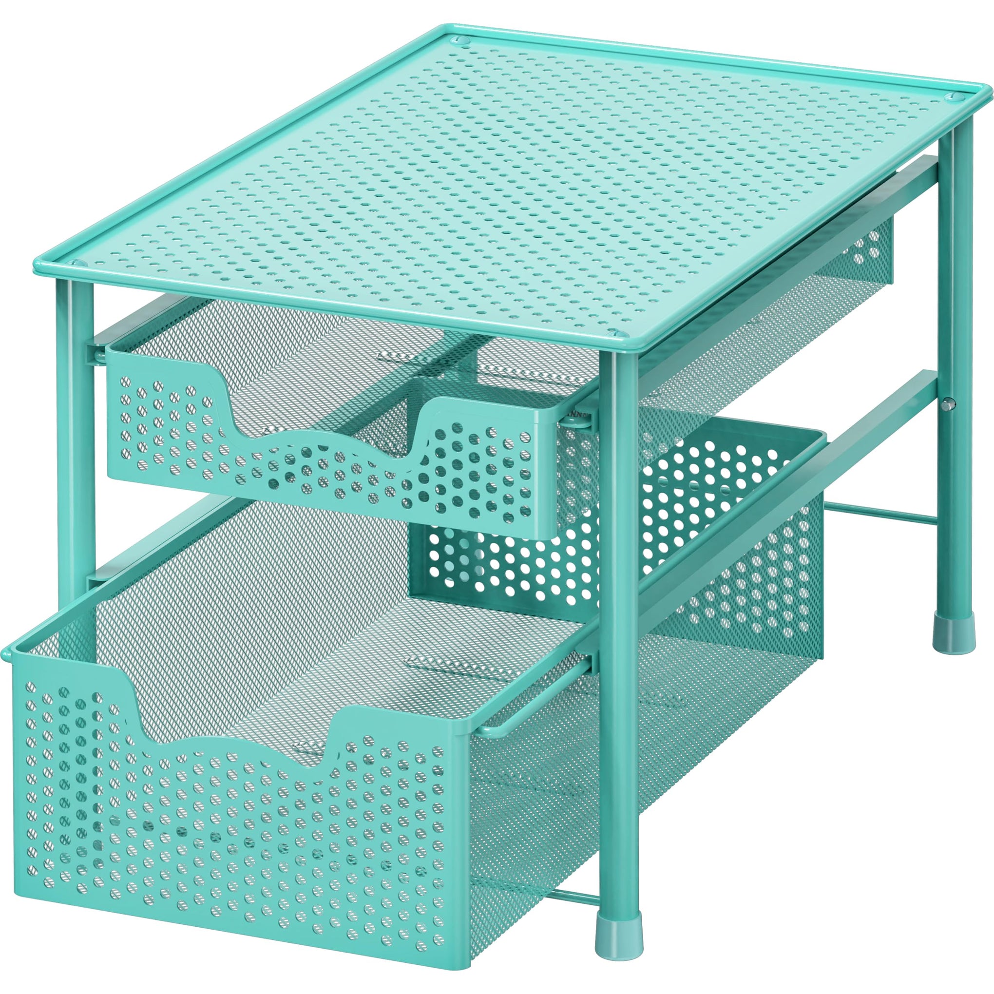 Stackable 2 Tier Sliding Basket Drawer