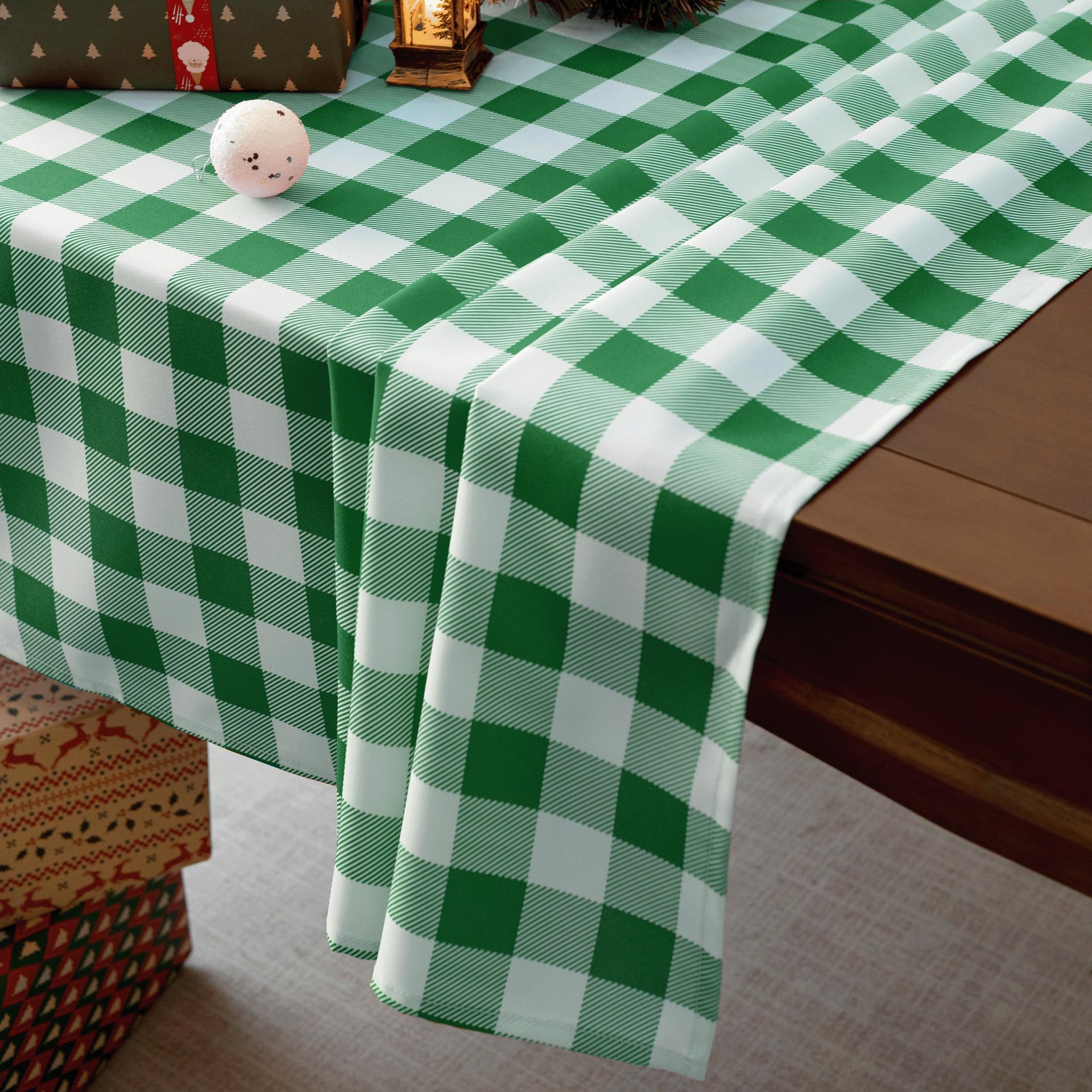 Waterproof Plaid Tablecloth Fabric