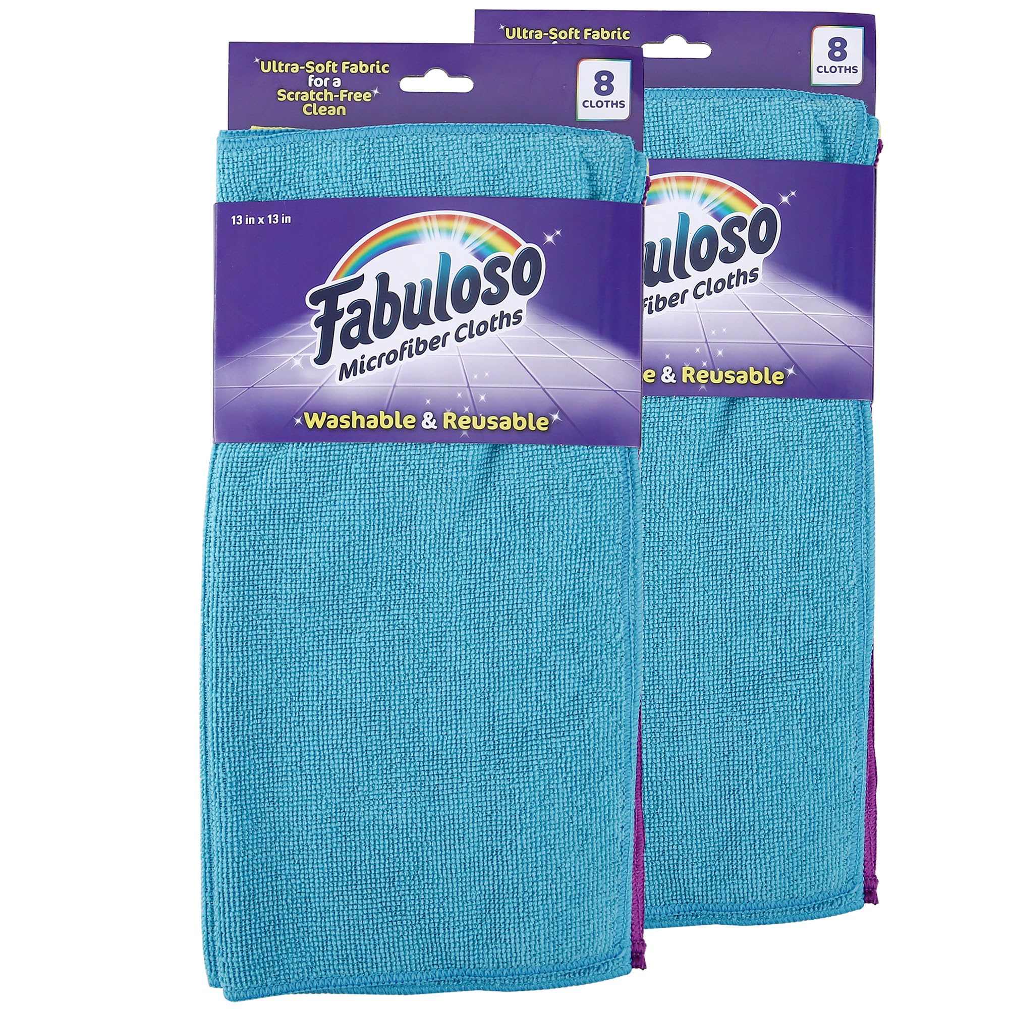 Microfiber Cleaning Cloths for Home & Car (16 Count)