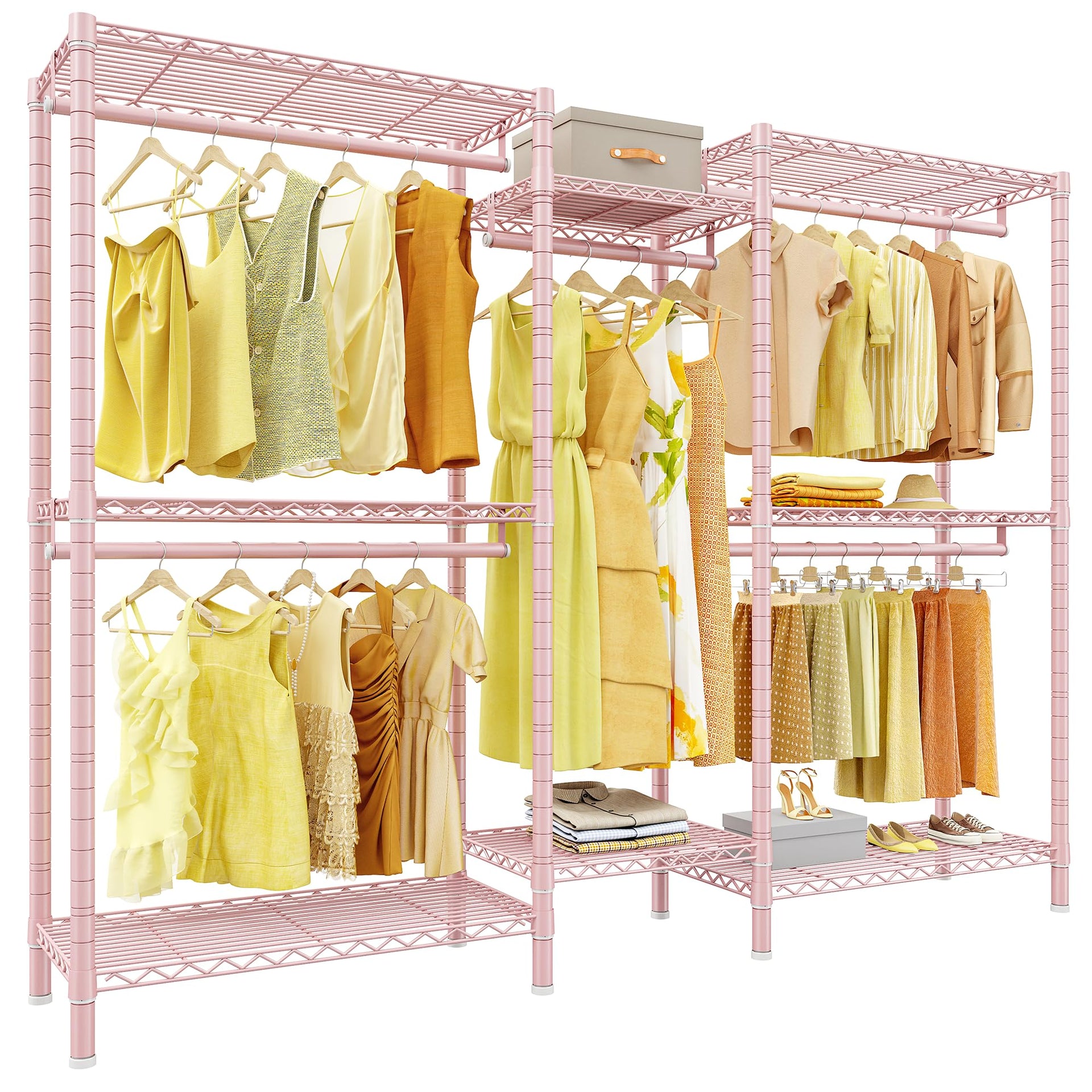 Clothes Rack Clothing Racks for Hanging Clothes Heavy Duty