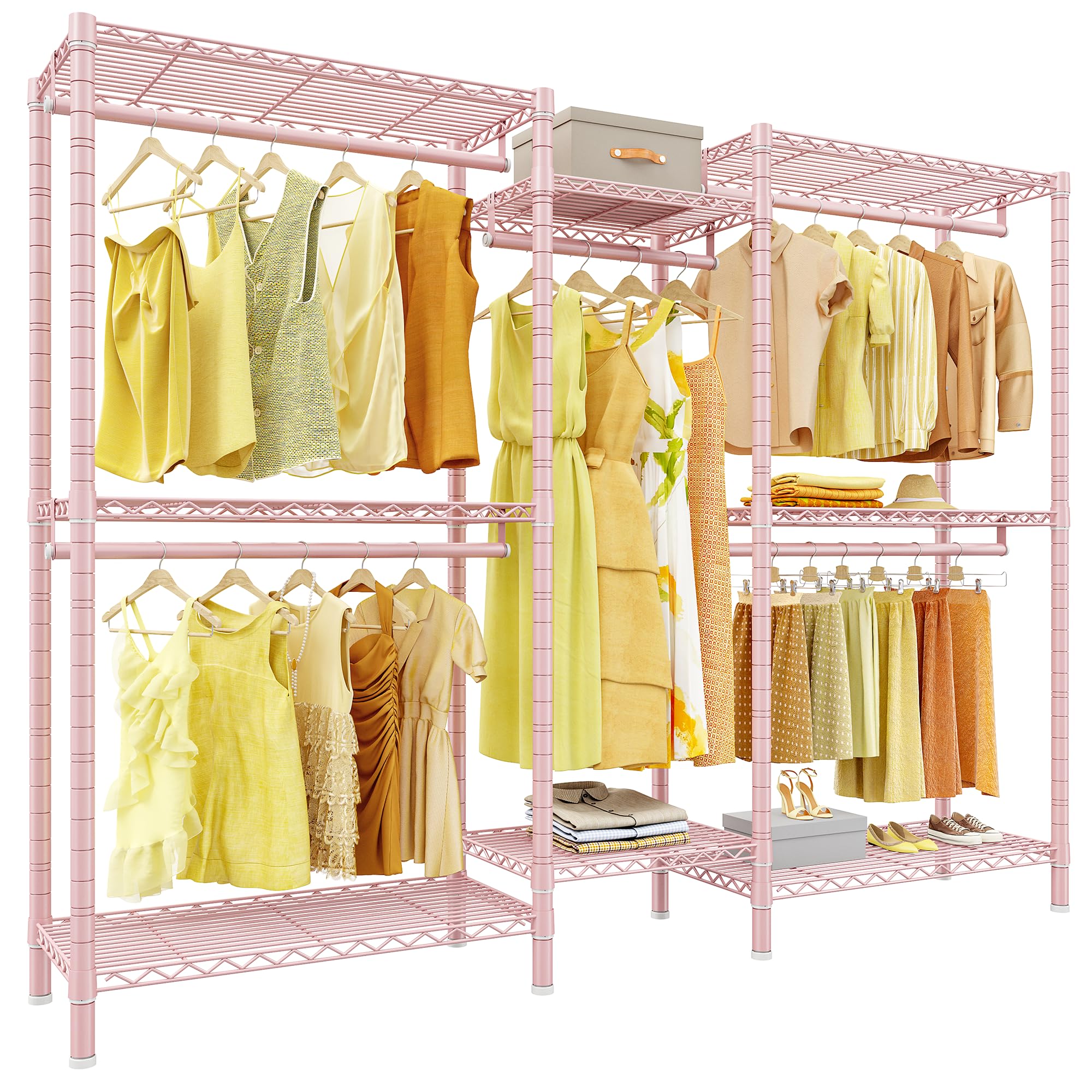 Clothes Rack Clothing Racks for Hanging Clothes Heavy Duty