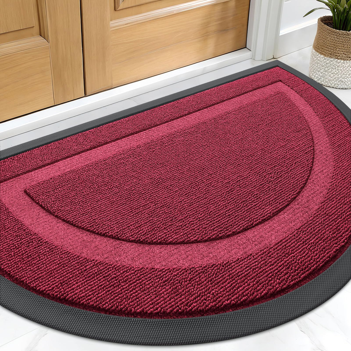 Half Circle Front Door Mat Outside 33x21 All
