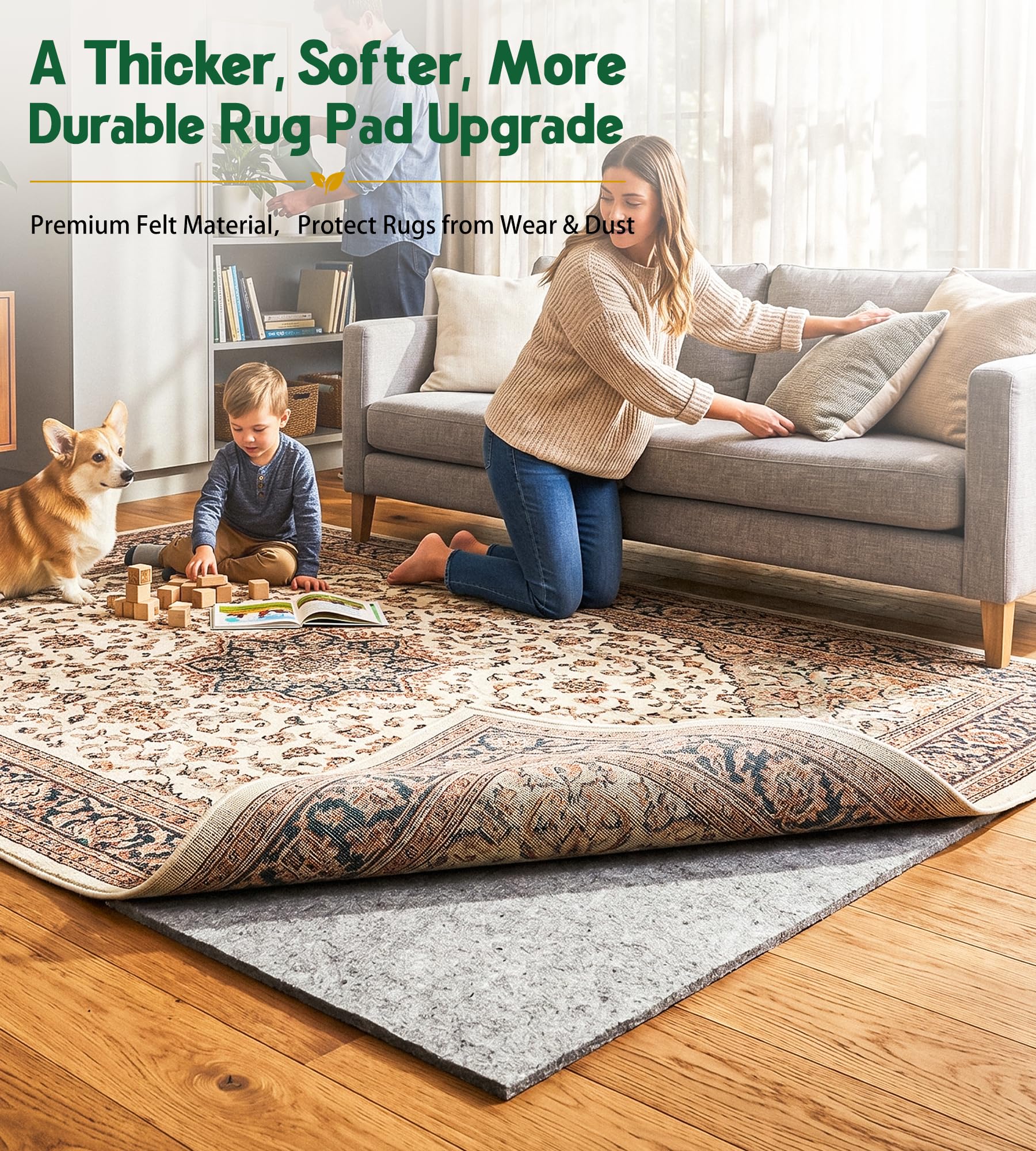 Felt Rug Pad 7x10
