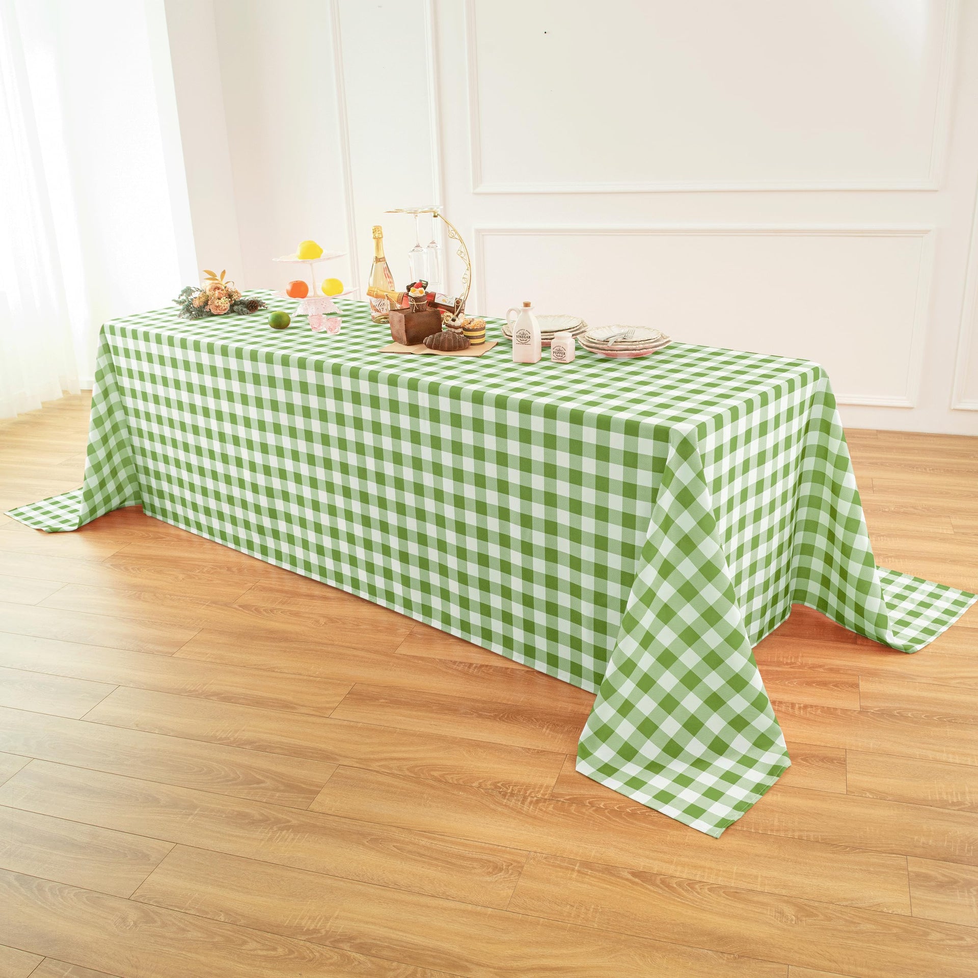 Classic Gingham Buffalo Tablecloth Fabric