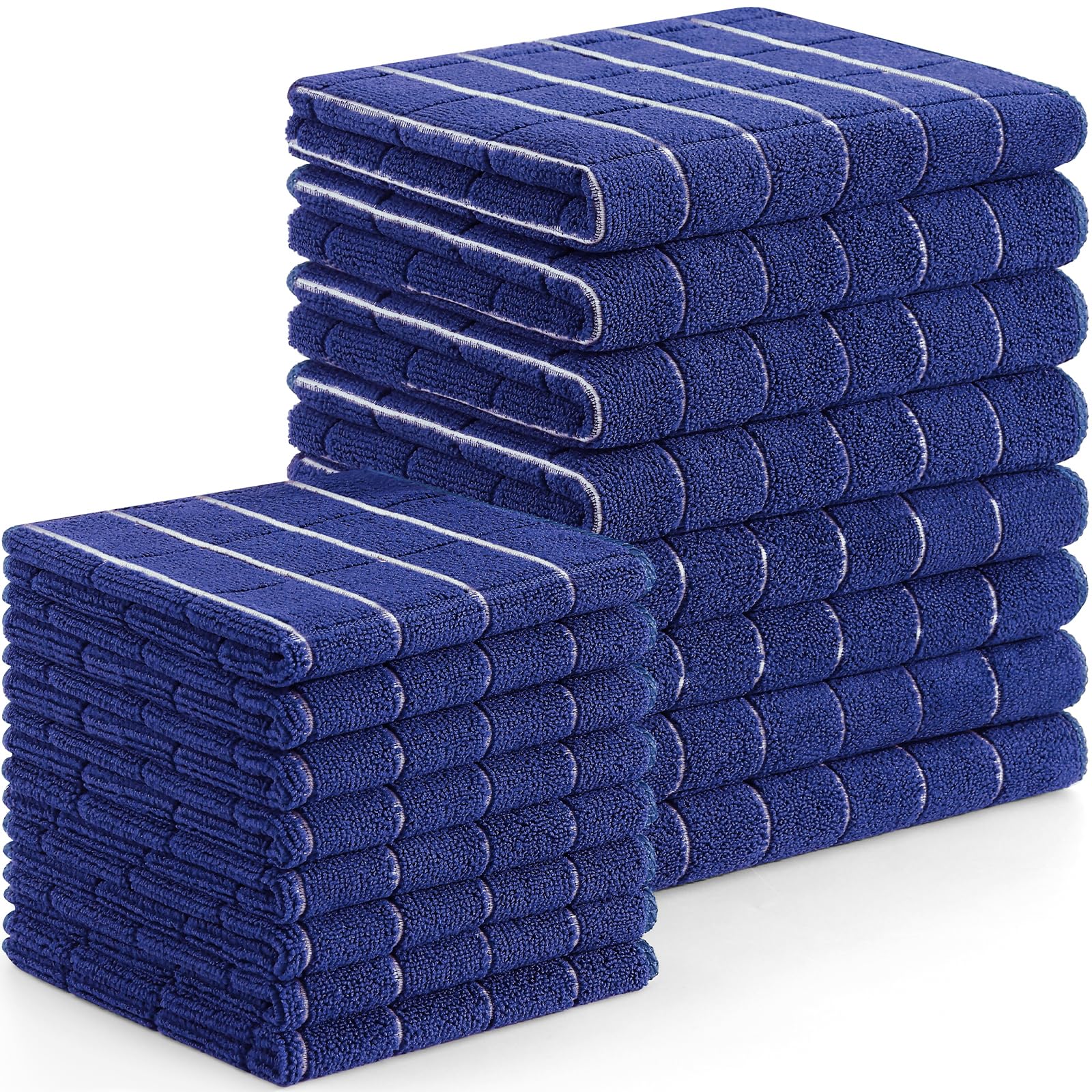 Microfiber Kitchen Towels and Dishcloths Sets (16 Count)