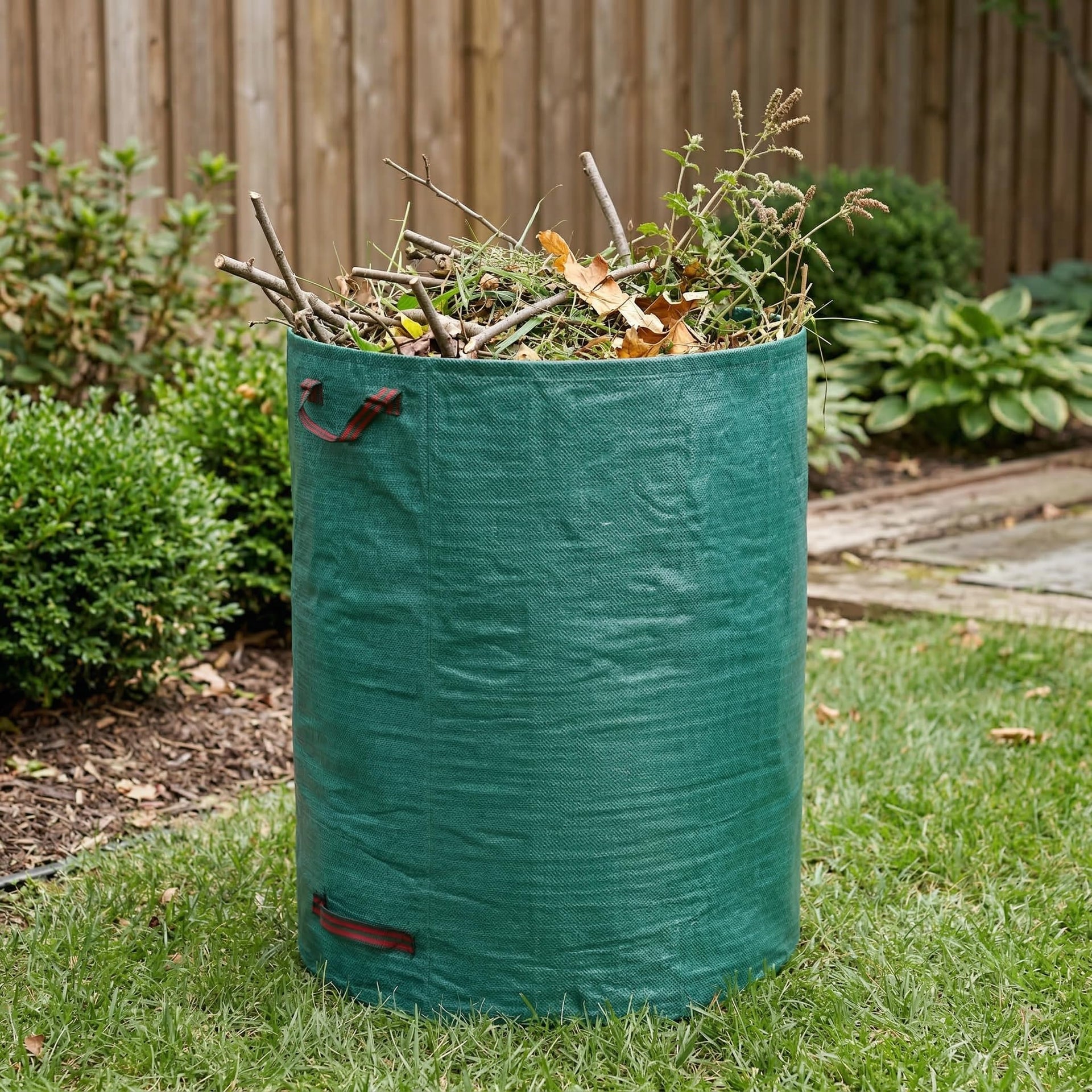 3 Pack 72 Gallon Garden Waste Bags Reusable Heavy Duty (3 Count)