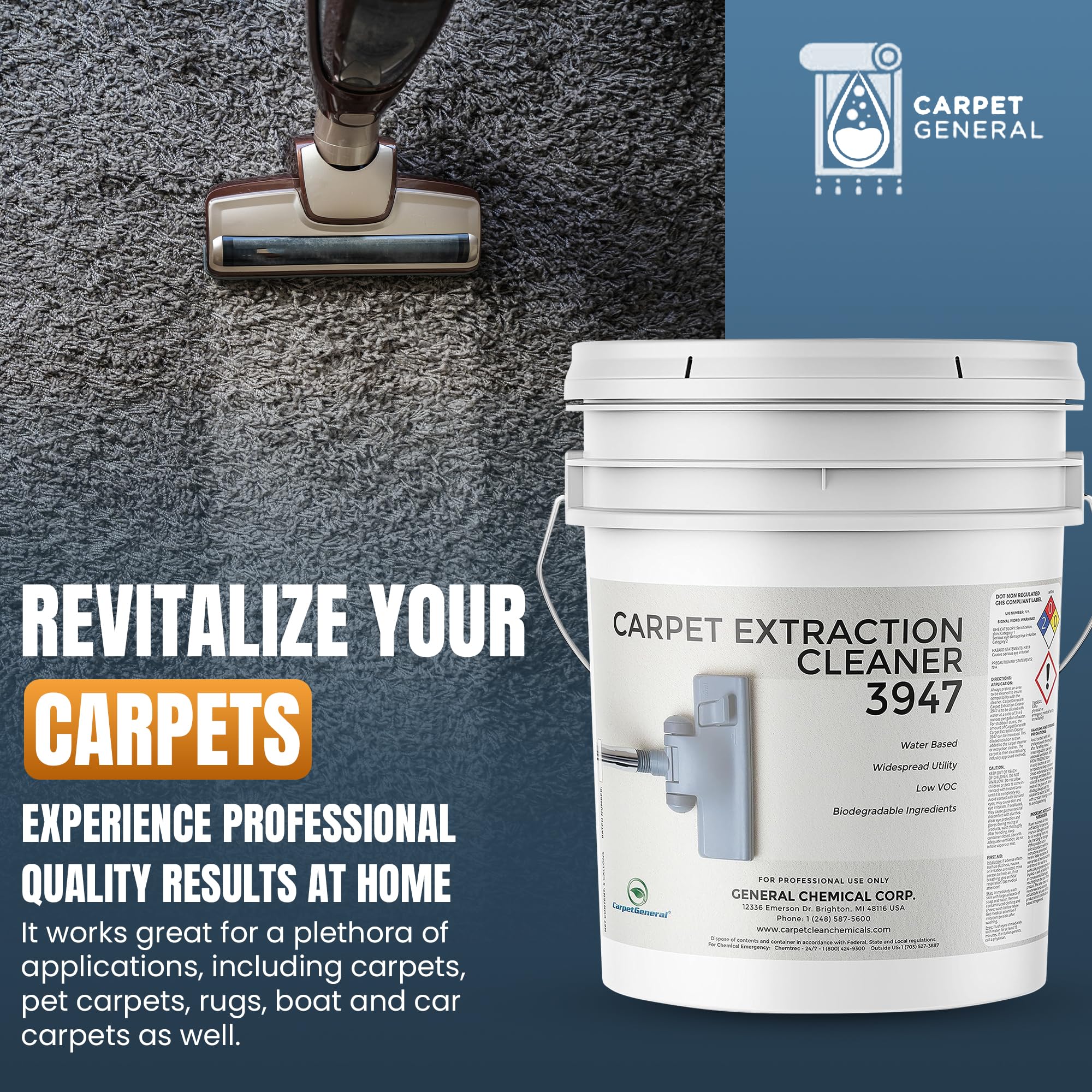 3947 Water Based Professional Carpet (640 Fl Oz)