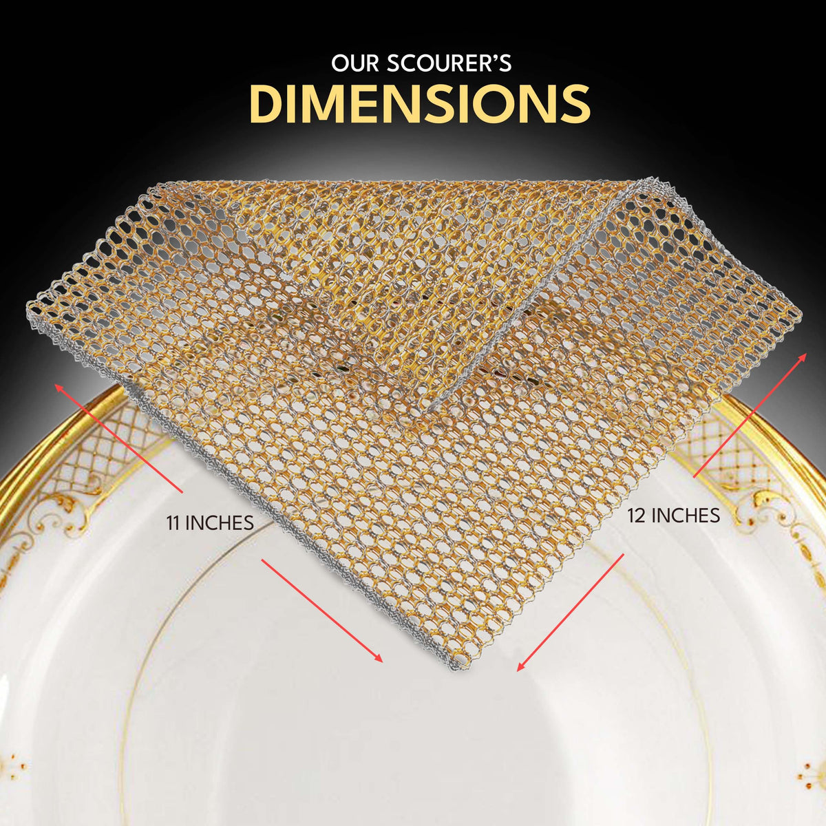 Non Scratch Dish Scrubbers (2 Count)