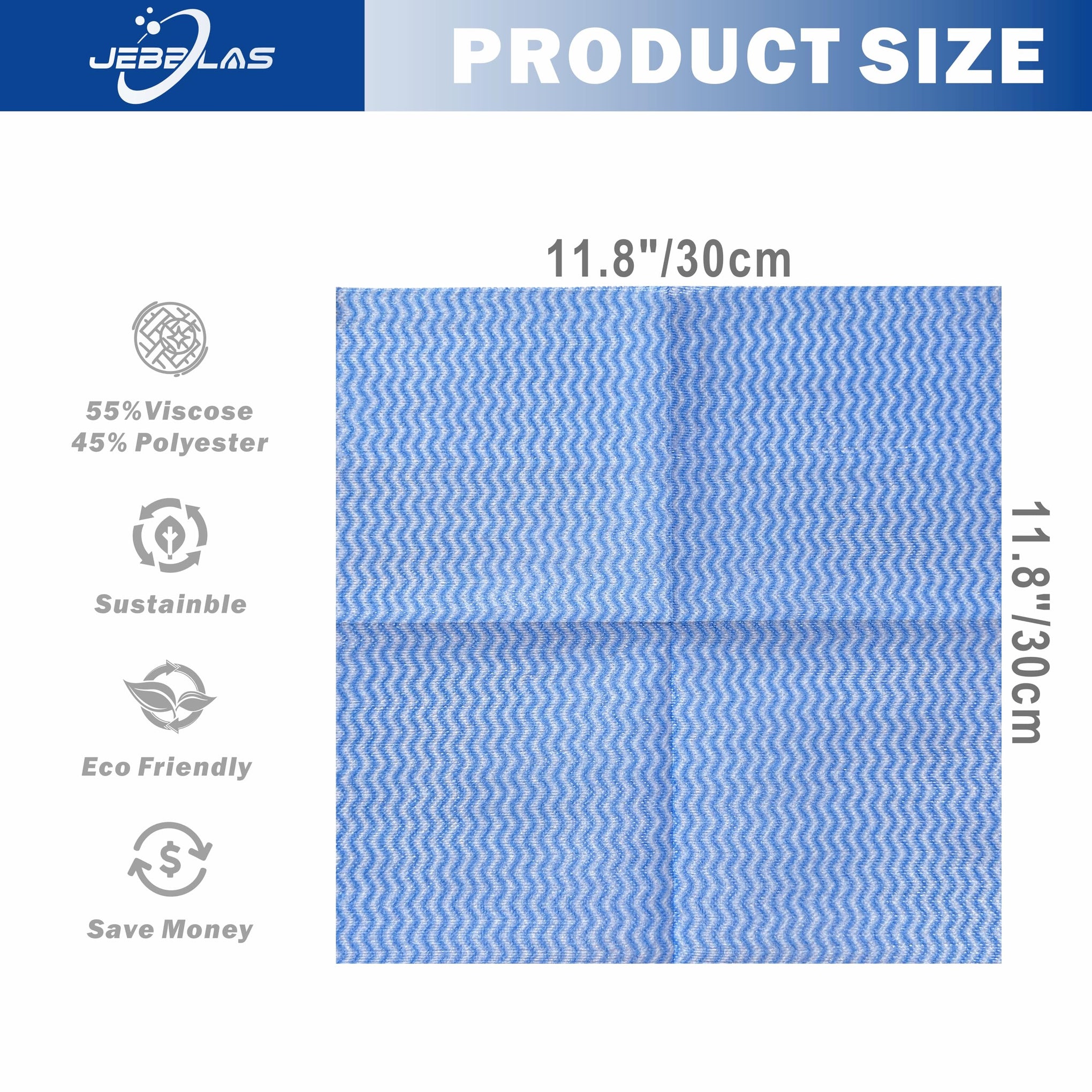 Handi Wipes Reusable Cloths Dry Cleaning Cloths Dish Towel Kitchen Towel Handy Cleaning Wipes (50 Count)