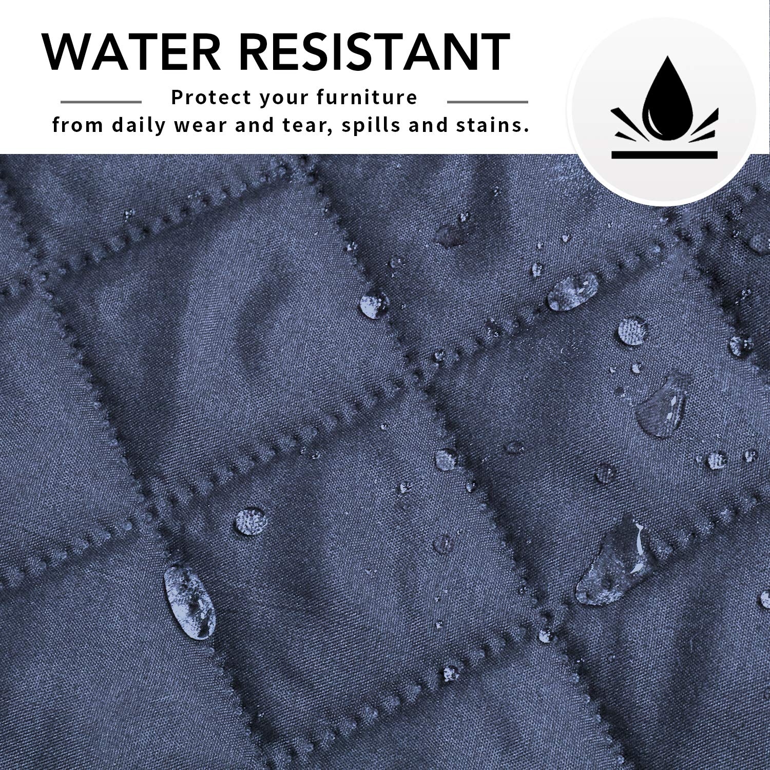 Reversible L Shape Sectional Couch Cover