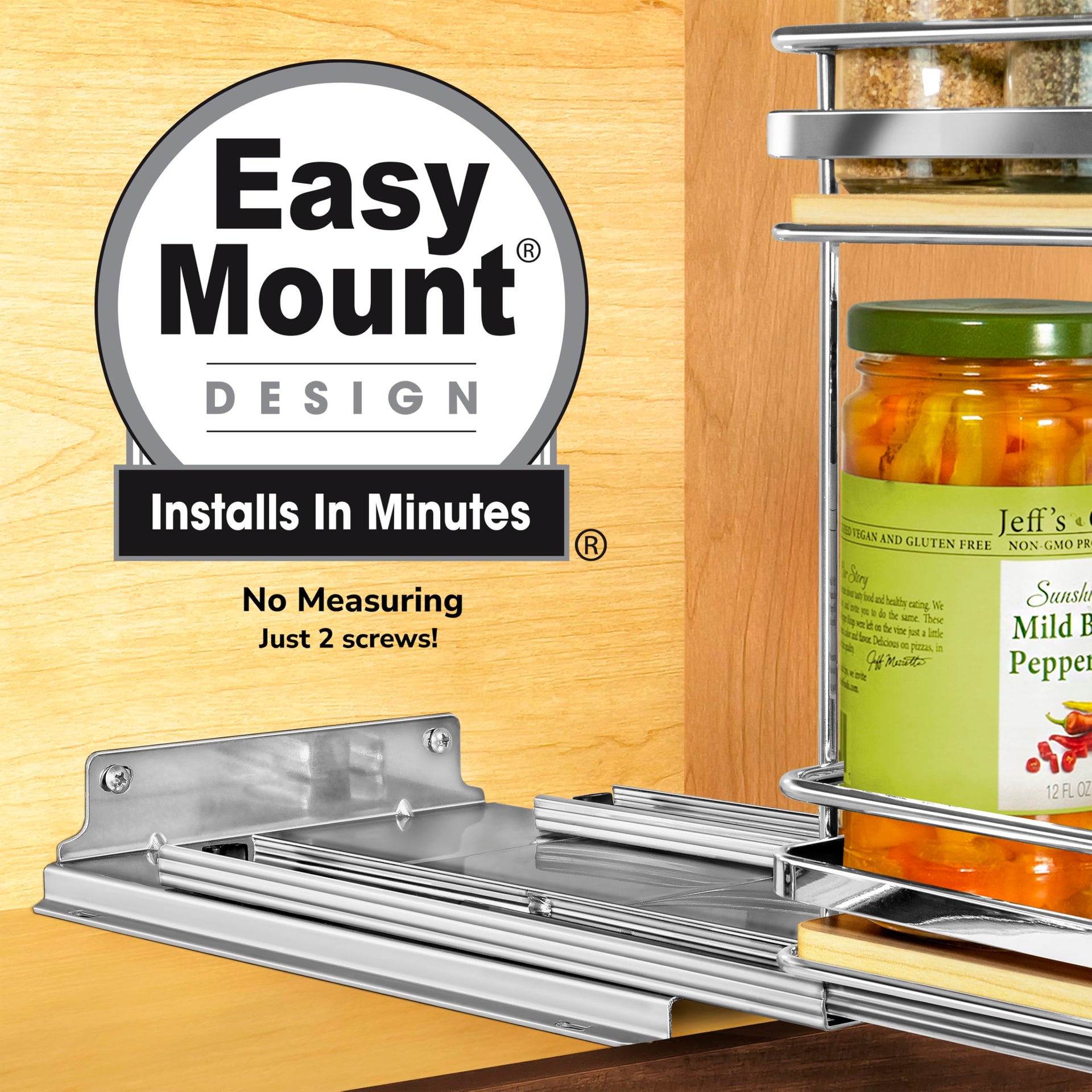 lite™ Pull Out Spice Organization for Cabinets
