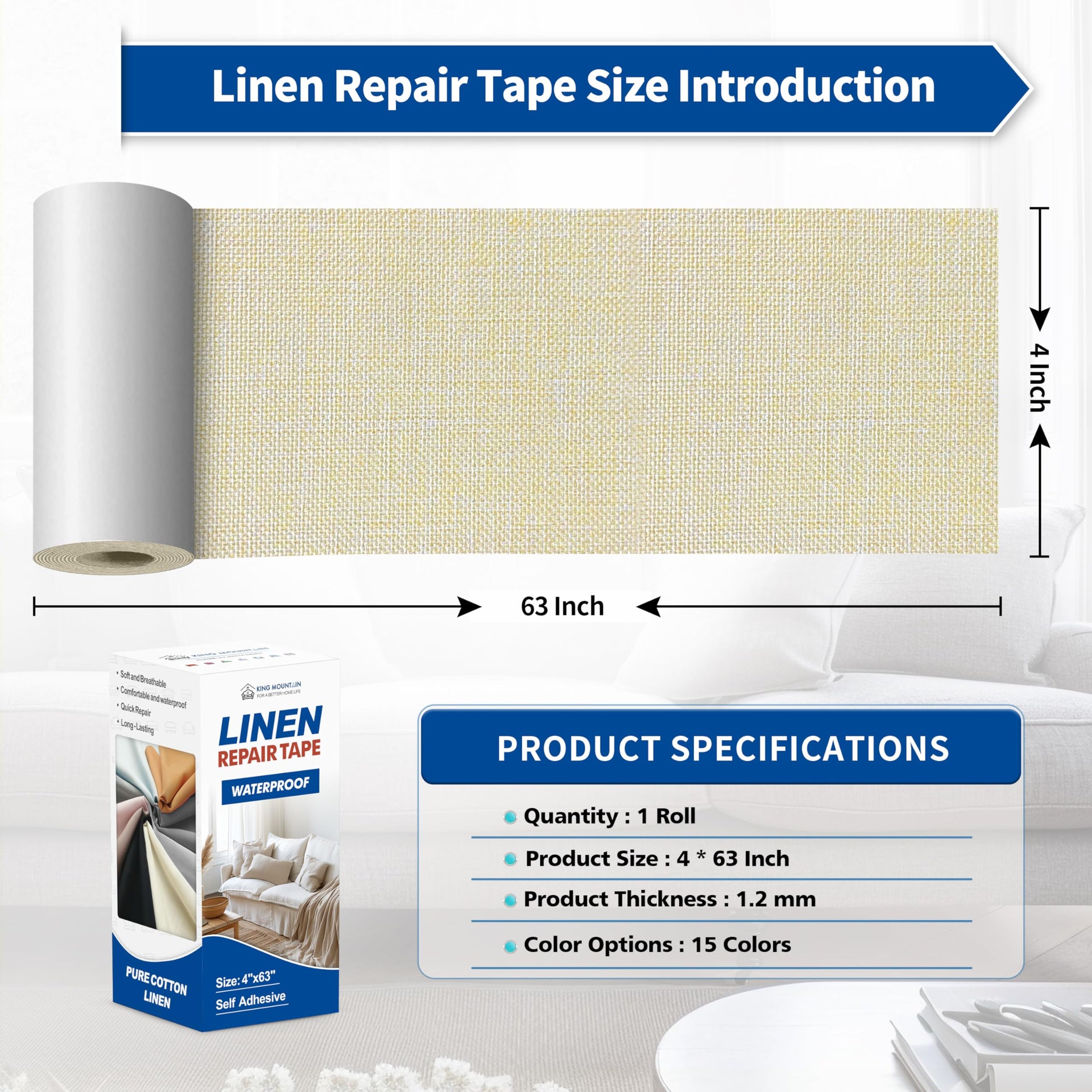 Linen Repair Patches