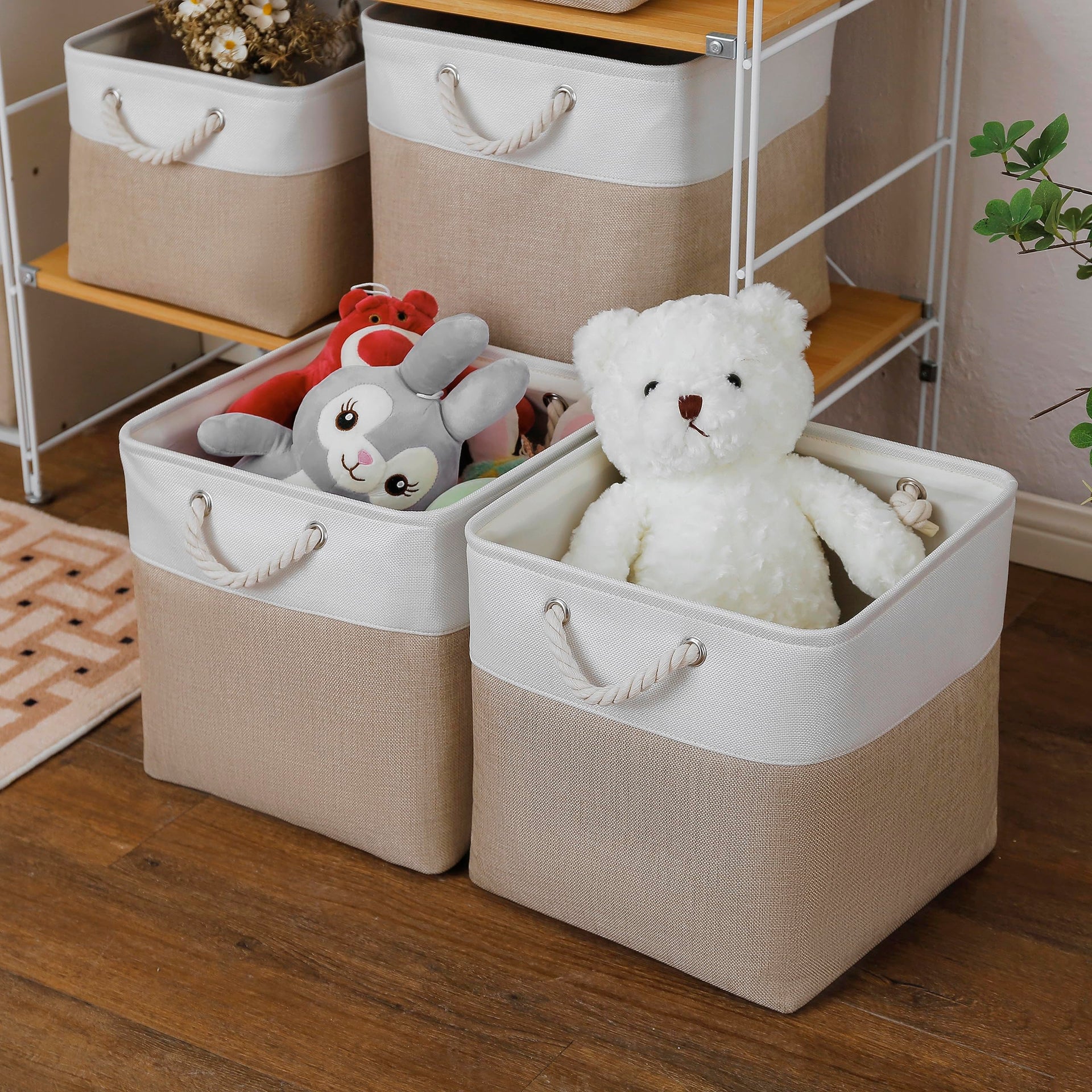 13 x 13 Inch Cube Storage Bins (4 Count)