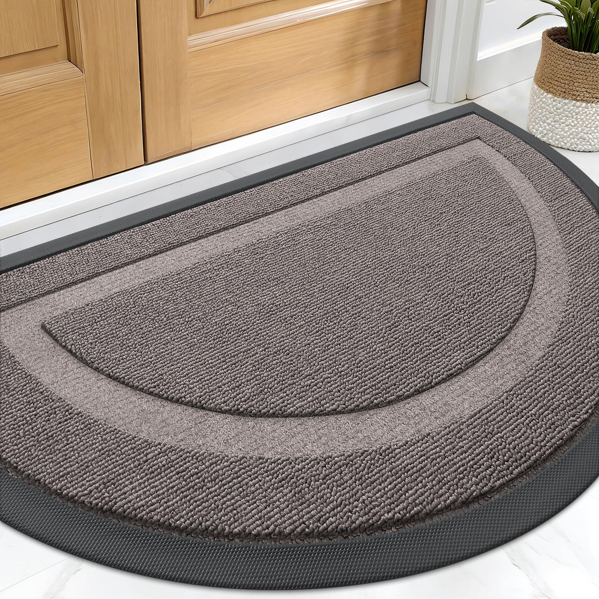 Half Circle Front Door Mat Outside 29.5x17 All (3.517 Sq Ft)