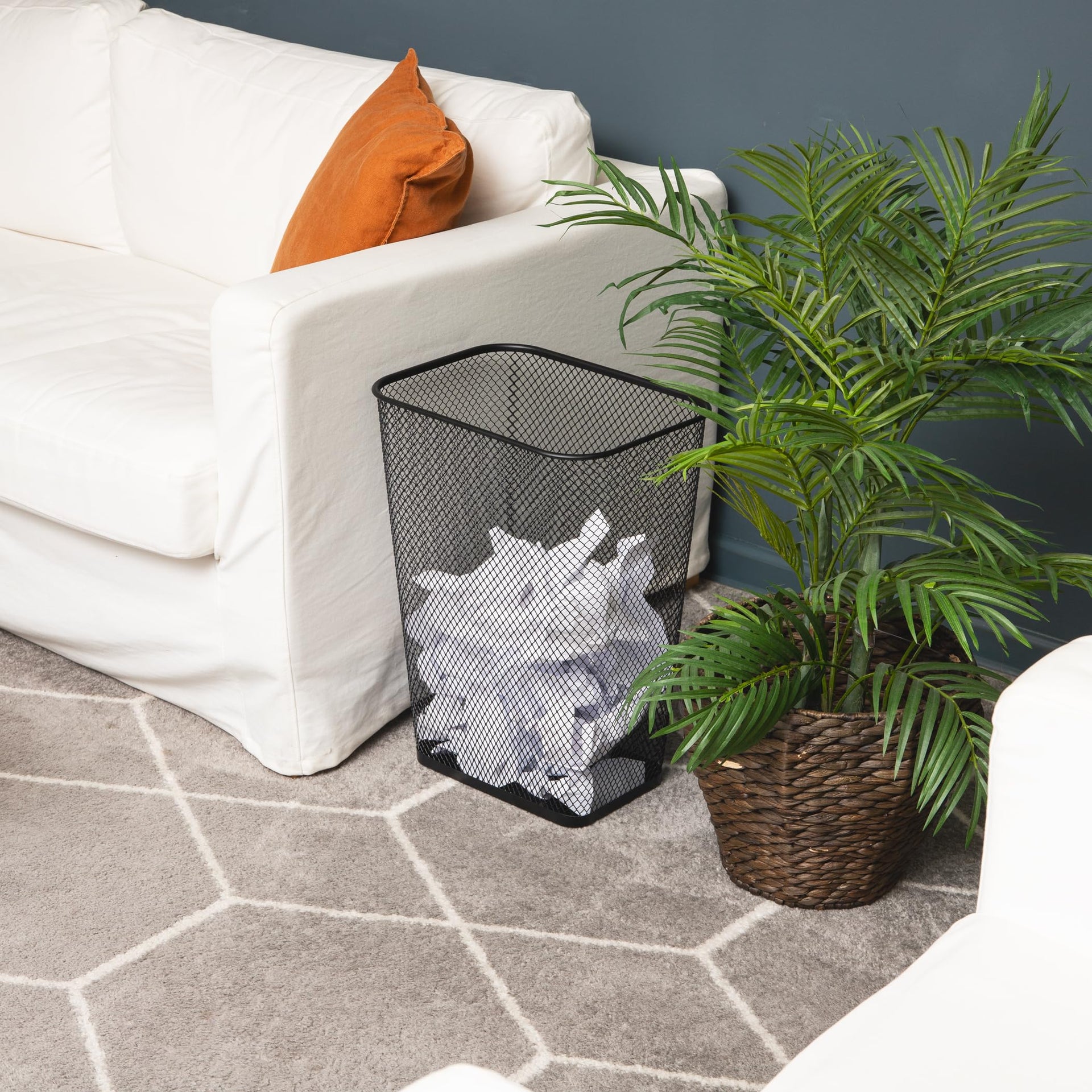 Executive Waste Paper Bins (2 Count)