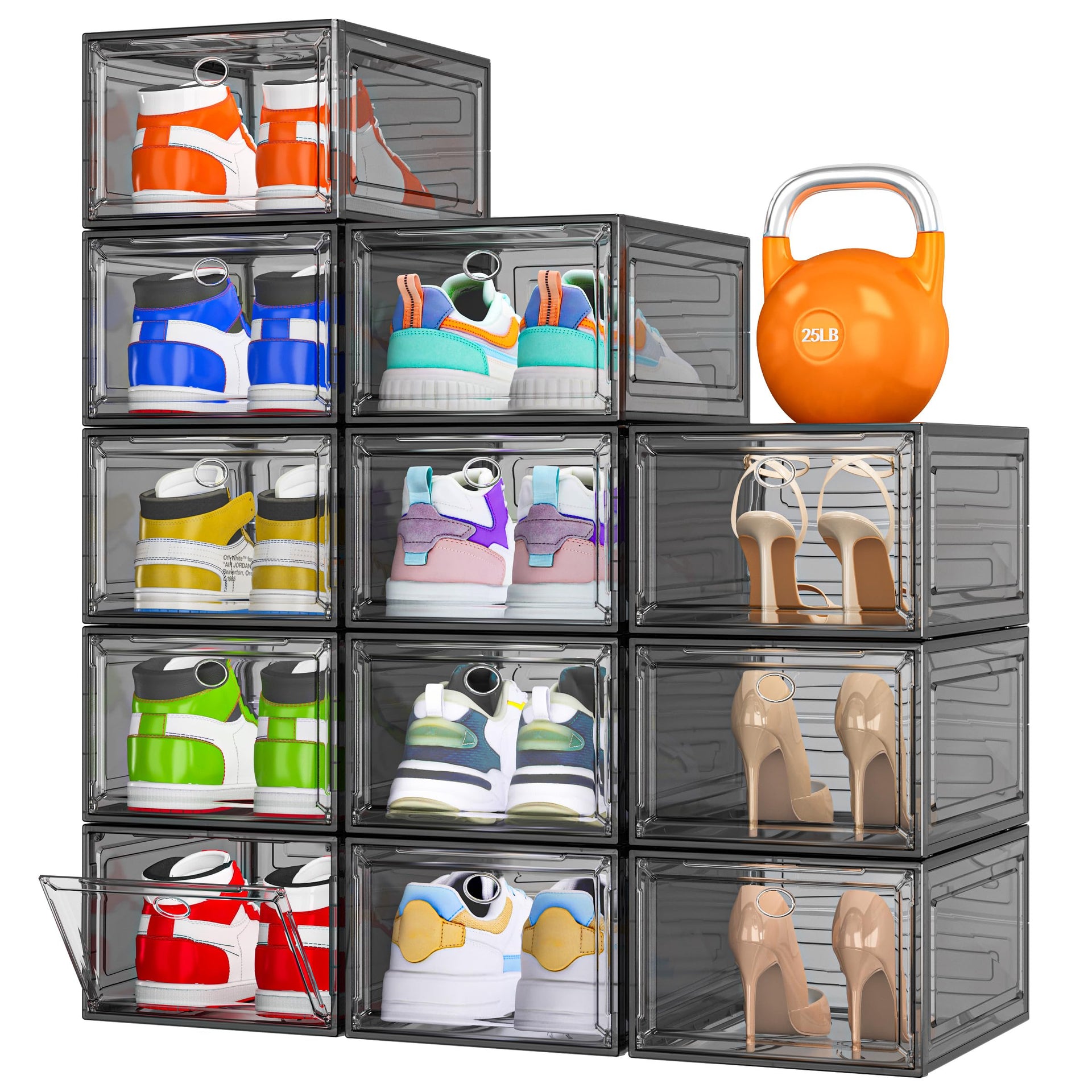 12 Pack Shoe Organizer (12 Count)