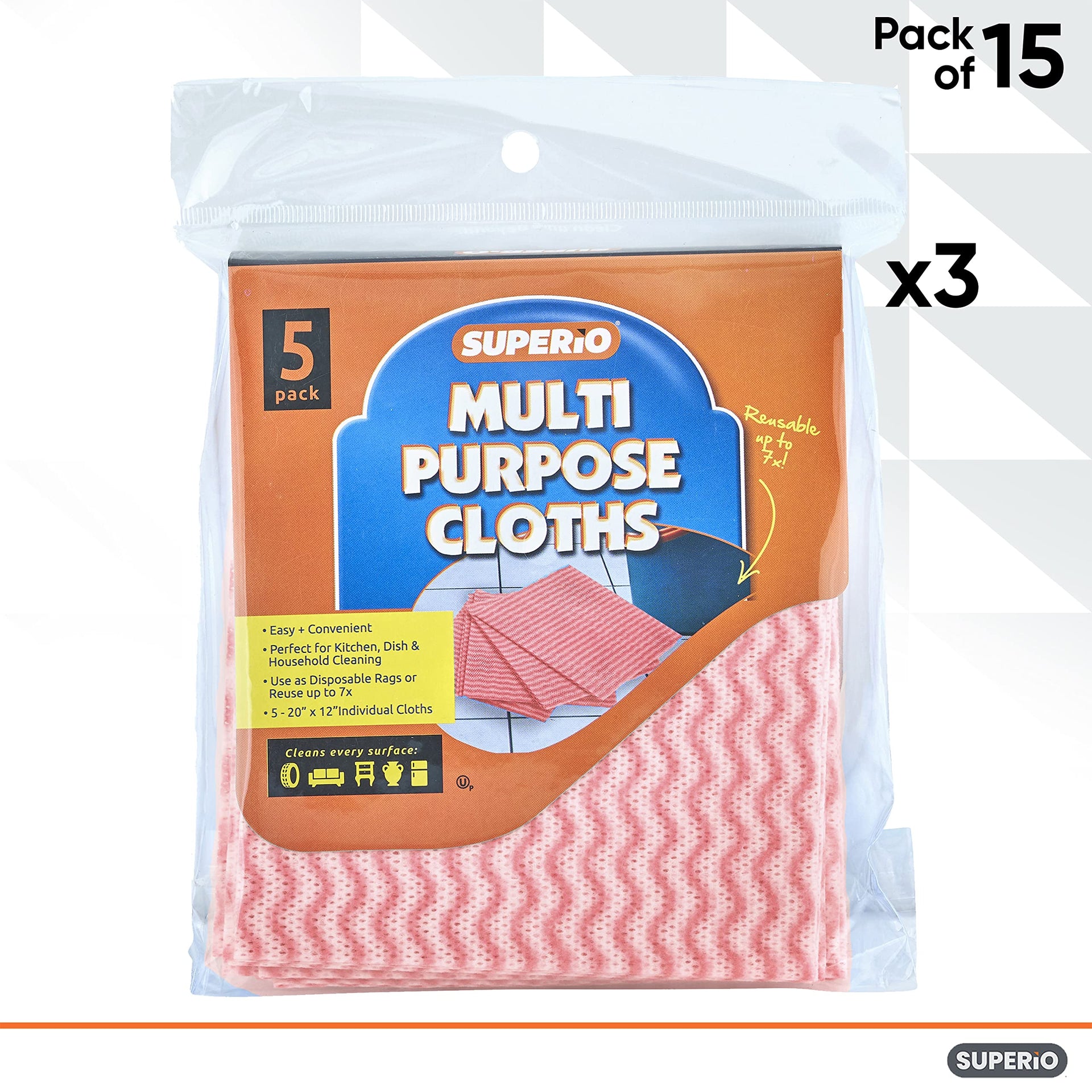 Handy Wipes For Kitchen (15 Count)