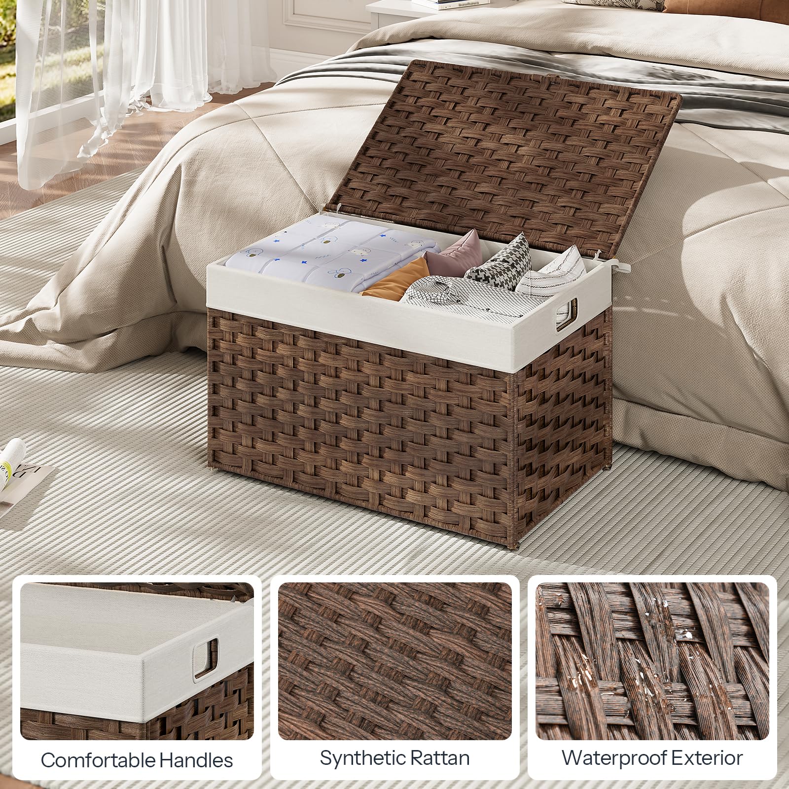 Storage Basket with Lid - ModHome Supplies