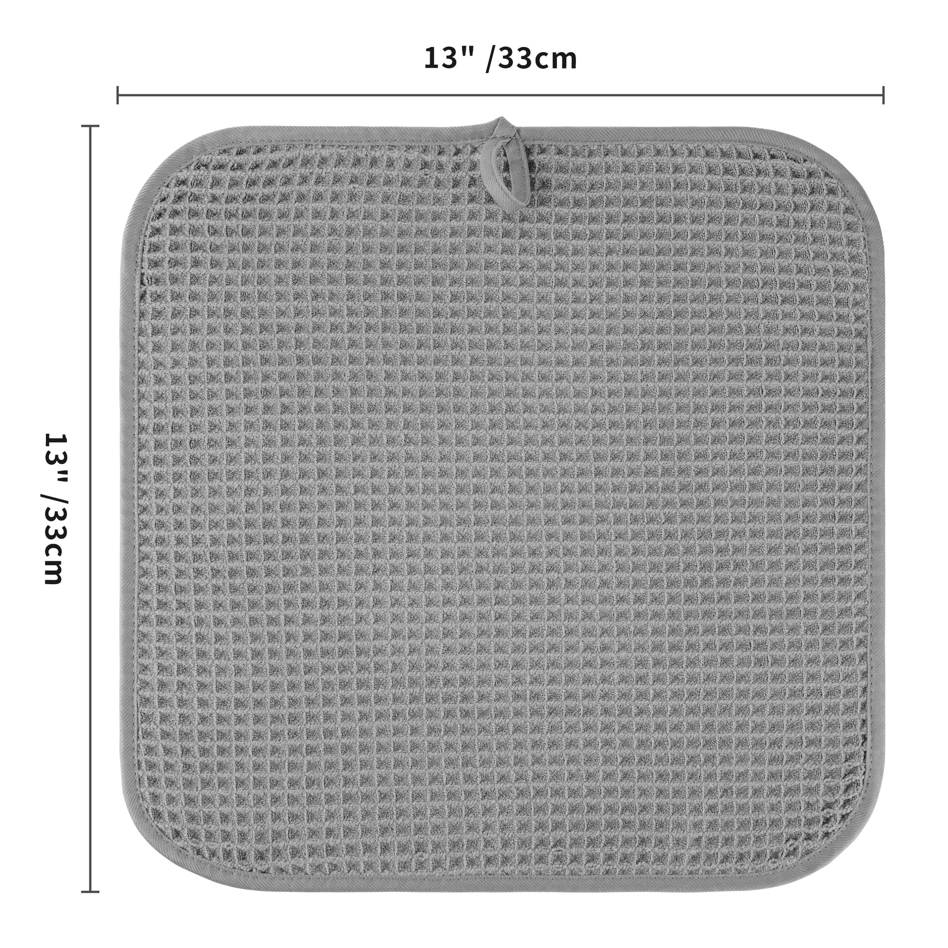 Microfiber Waffle Face Towels (2 Count)