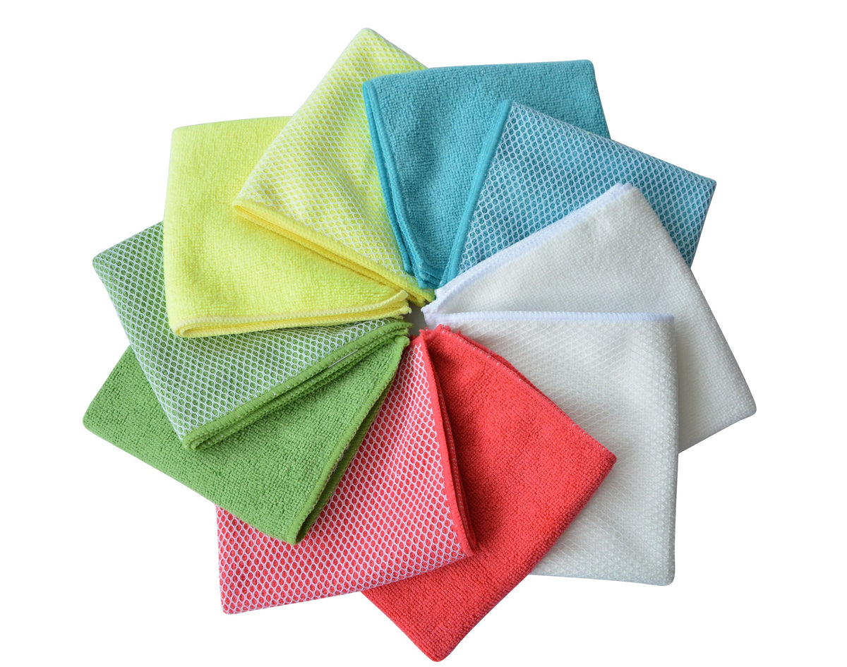 Dish Cloth for Washing Dishes Kitchen Washcloth Cleaning Cloth (10 Count)